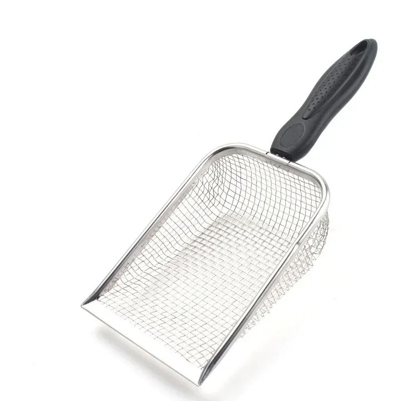 Stainless Steel Cat Litter Scoop with Long Handle | Durable & Easy to Use - Image 2