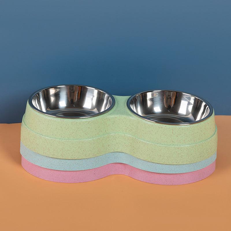 Stainless Steel Double Pet Bowls - Image 6