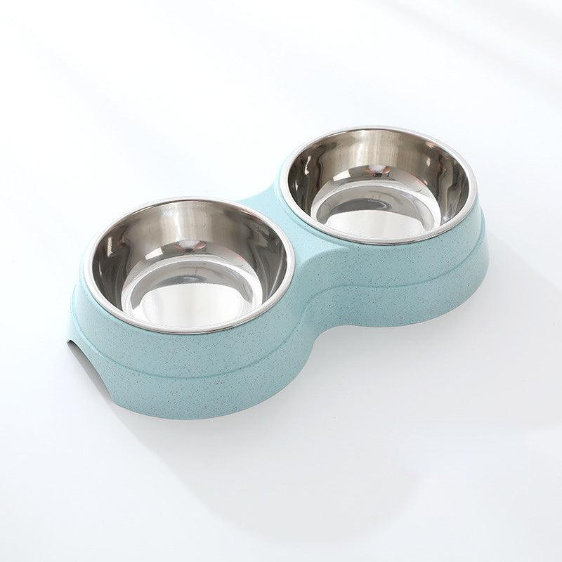 Stainless Steel Double Pet Bowls - Image 9