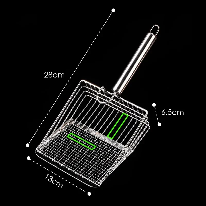 Stainless Steel Fine Mesh Litter Scoop – Easy Clean, Non-Stick & Durable - Image 7
