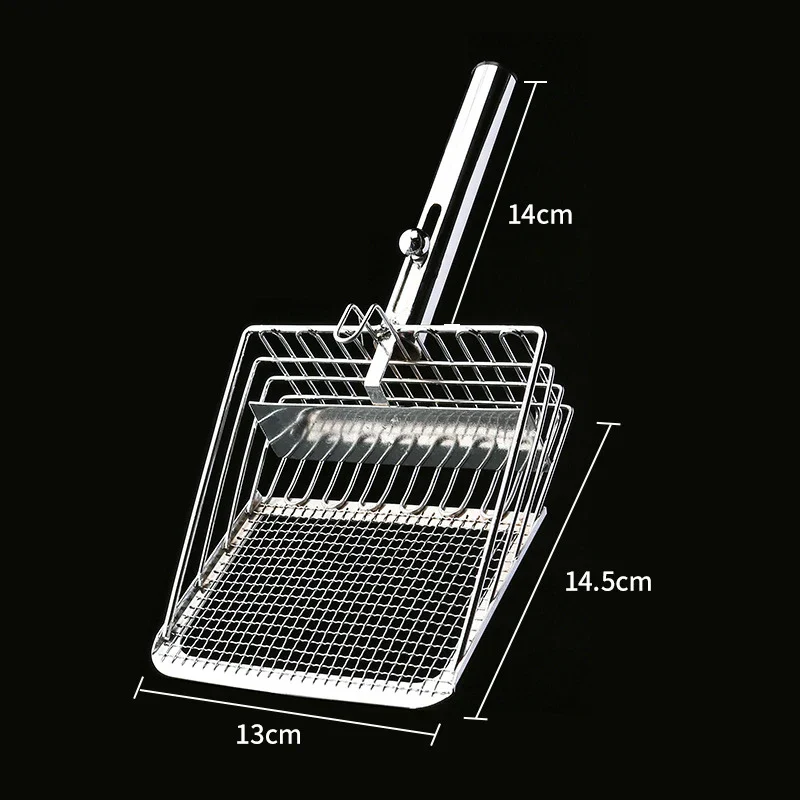 Stainless Steel Fine Mesh Litter Scoop – Easy Clean, Non-Stick & Durable - Image 8