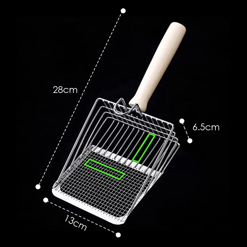 Stainless Steel Fine Mesh Litter Scoop – Easy Clean, Non-Stick & Durable - Image 9
