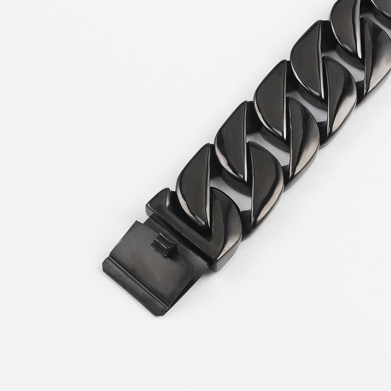 Stainless Steel Large Pet Chain Collar - Image 3