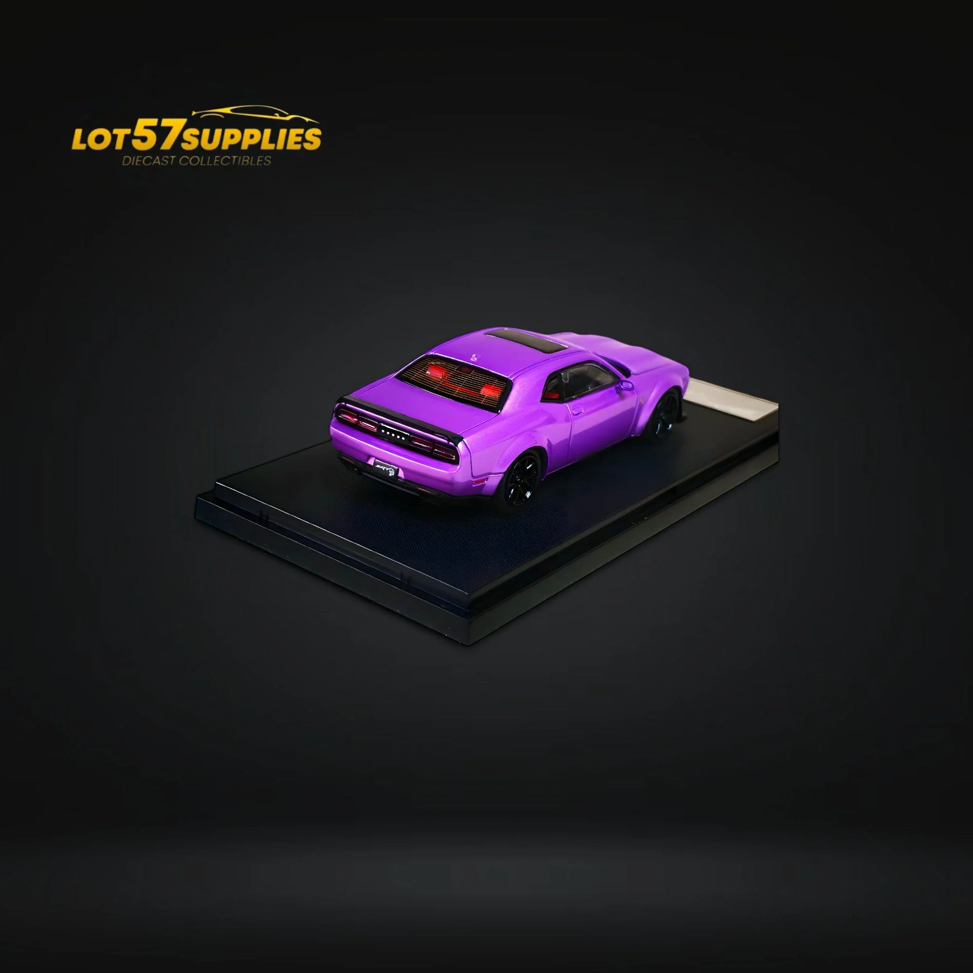 Stance Hunters Dodge SRT Hellcat Racing Purple 1:64 - Image 2