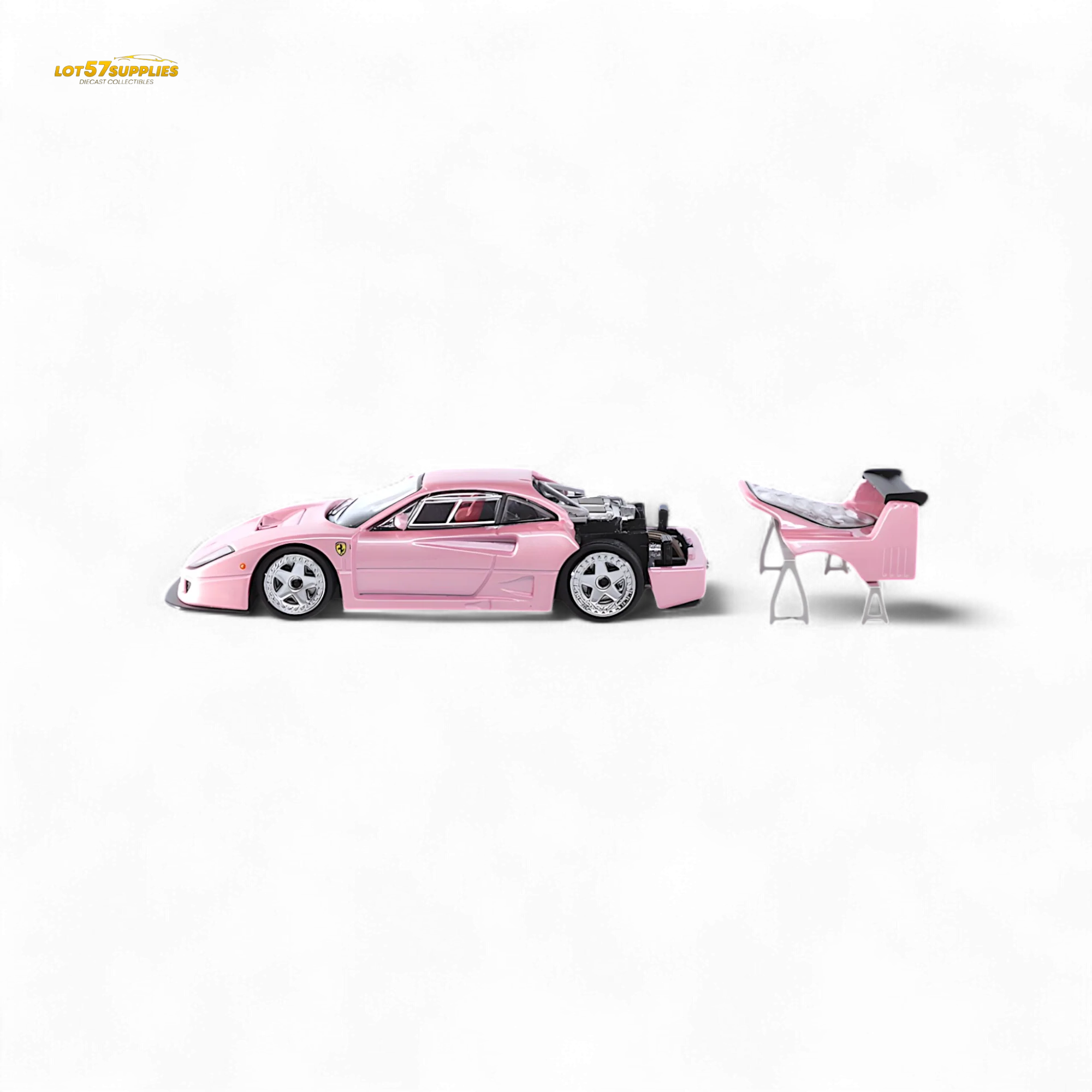 Stance Hunters Ferrari F40 LM Pink 1:64 - Image 2