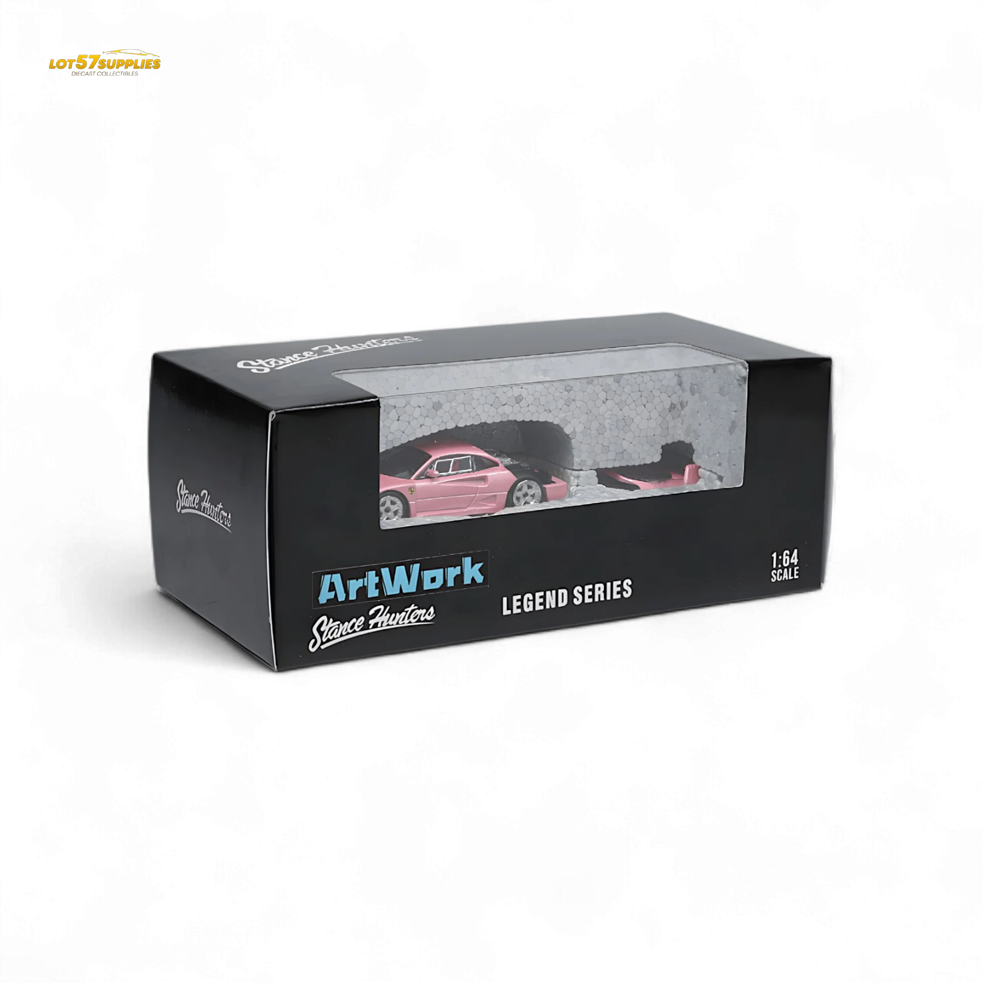 Stance Hunters Ferrari F40 LM Pink 1:64 - Image 3
