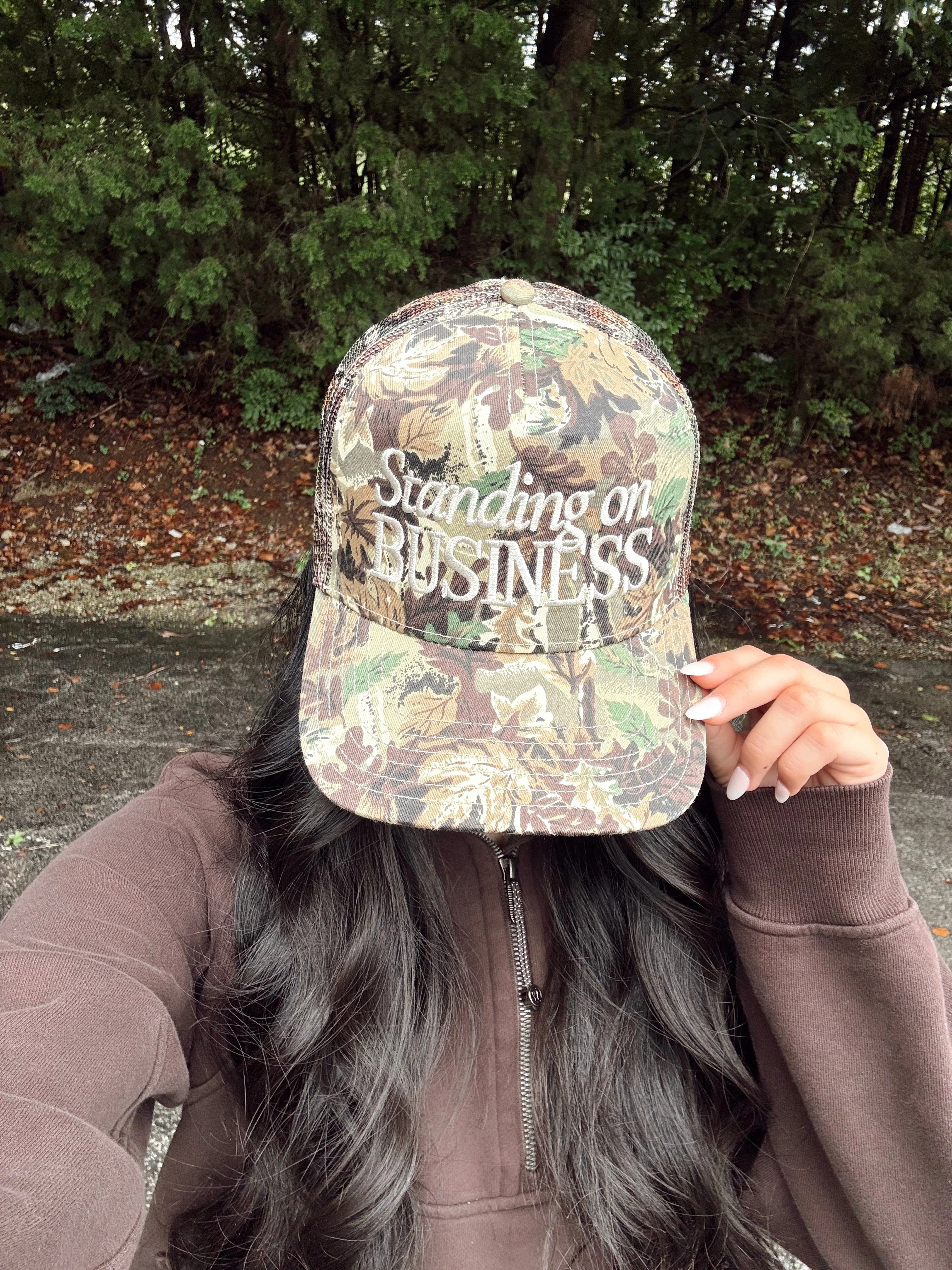 Standing On Business Trucker Hat - Image 12