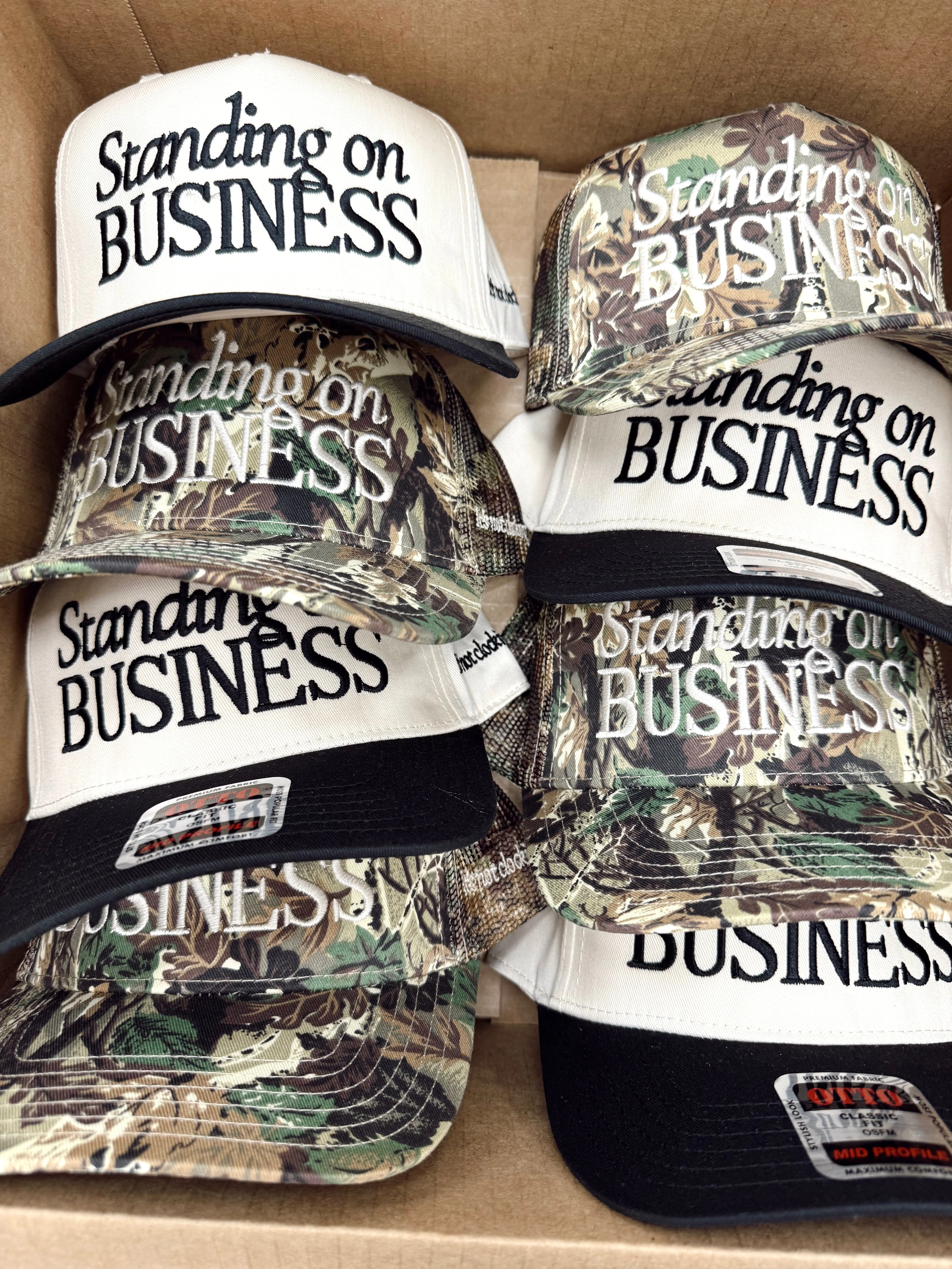 Standing On Business Trucker Hat - Image 17