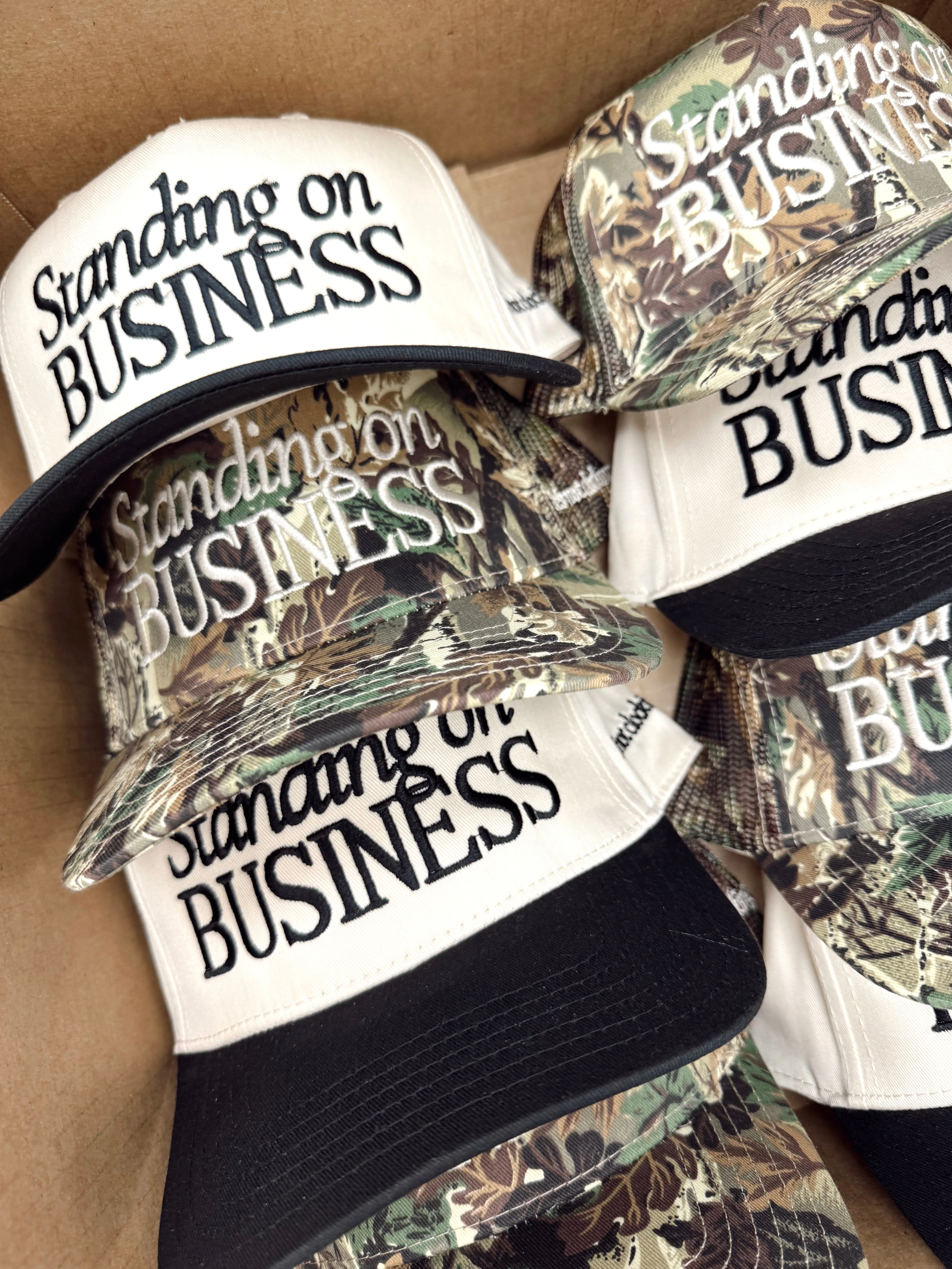 Standing On Business Trucker Hat - Image 19