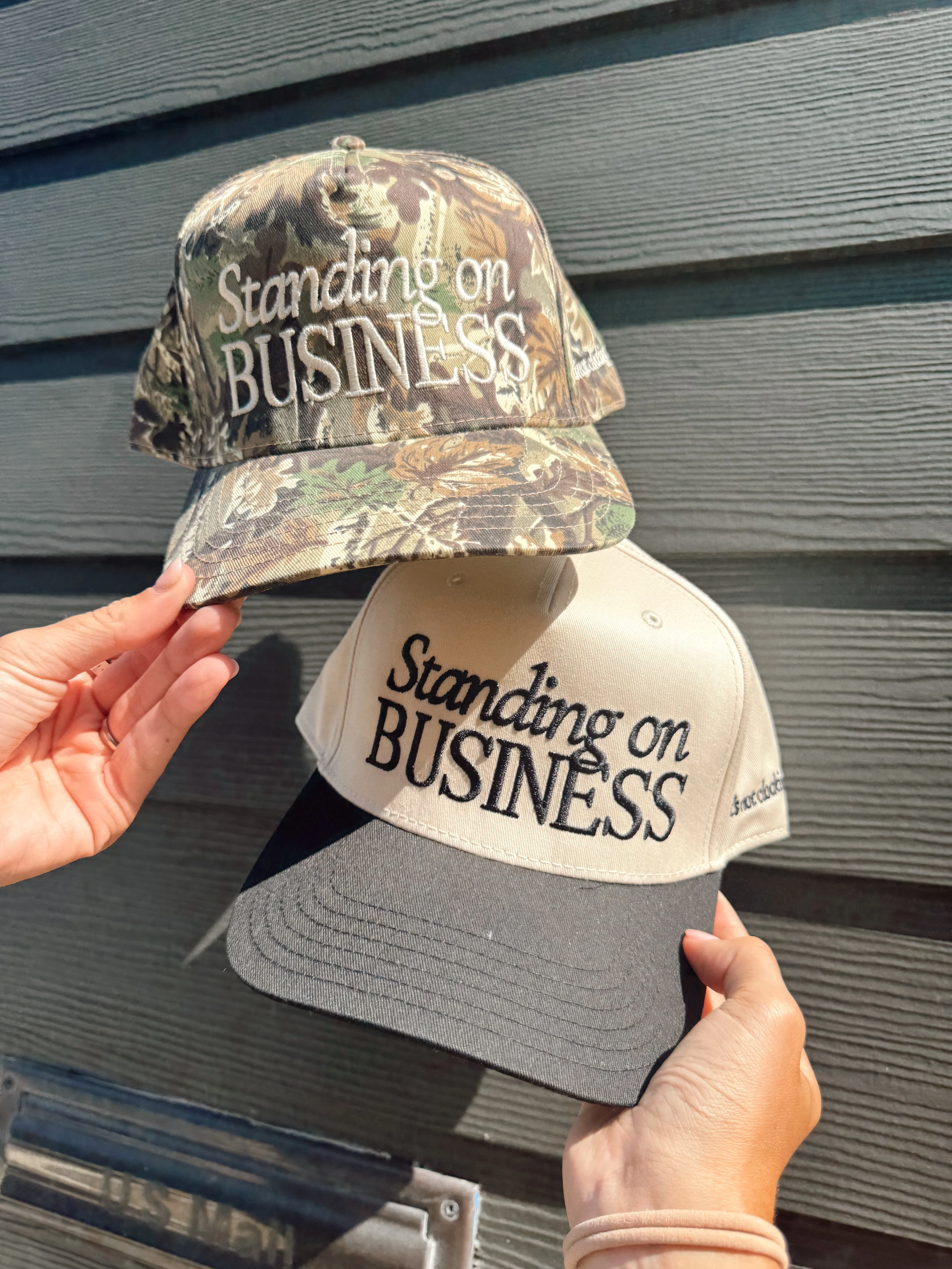 Standing On Business Trucker Hat - Image 3