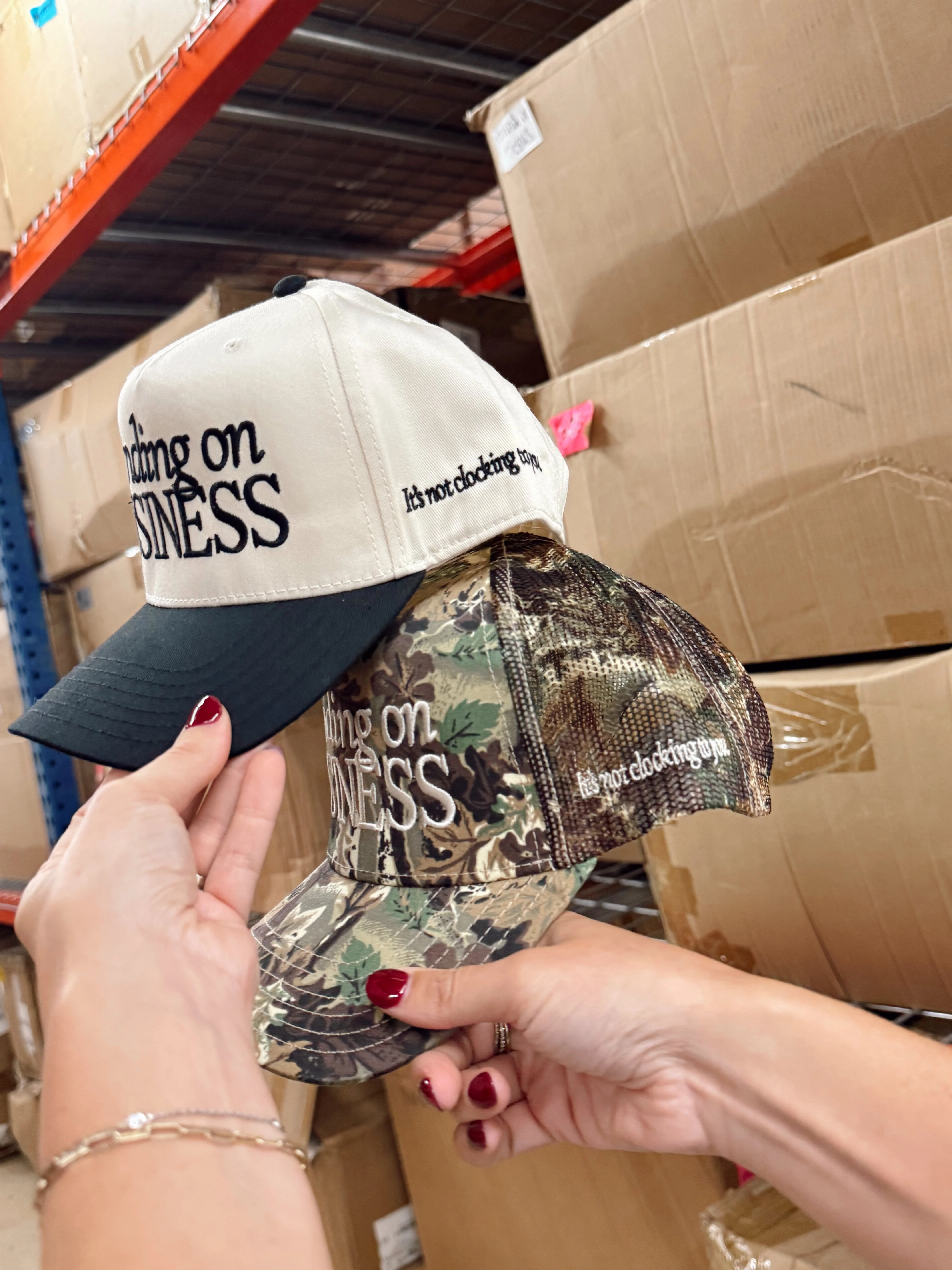 Standing On Business Trucker Hat - Image 5