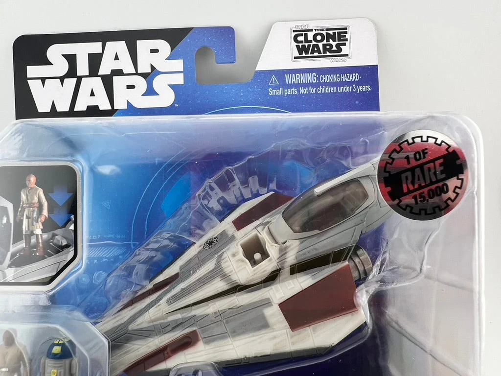 Star Wars Micro Galaxy Squadron – Mace Windu’s Jedi Starfighter (Chase Edition) - Image 3