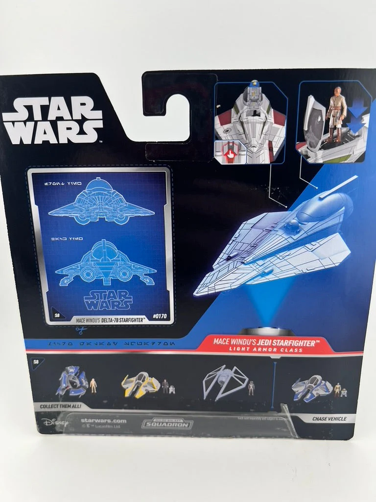 Star Wars Micro Galaxy Squadron – Mace Windu’s Jedi Starfighter (Chase Edition) - Image 4