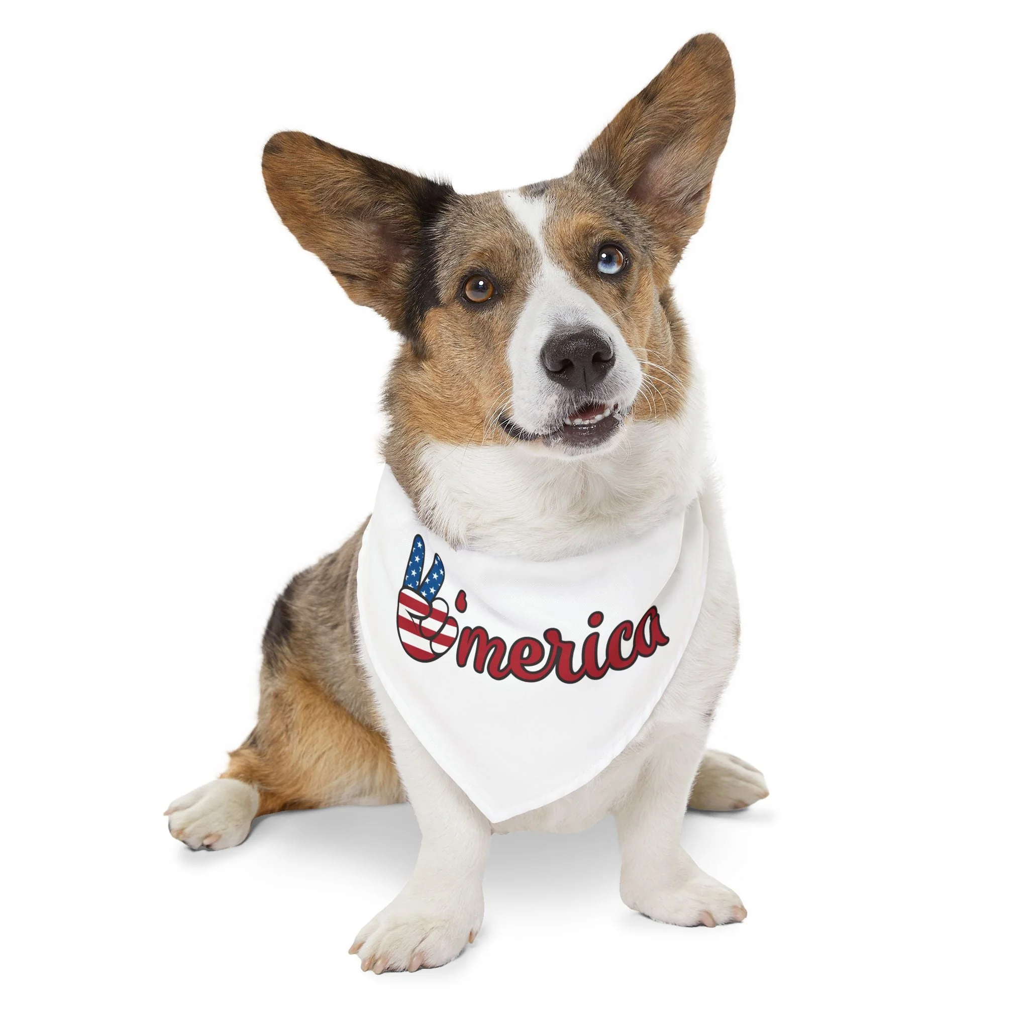 Stars and Stripes Patriotic Dog Bandana - Image 11
