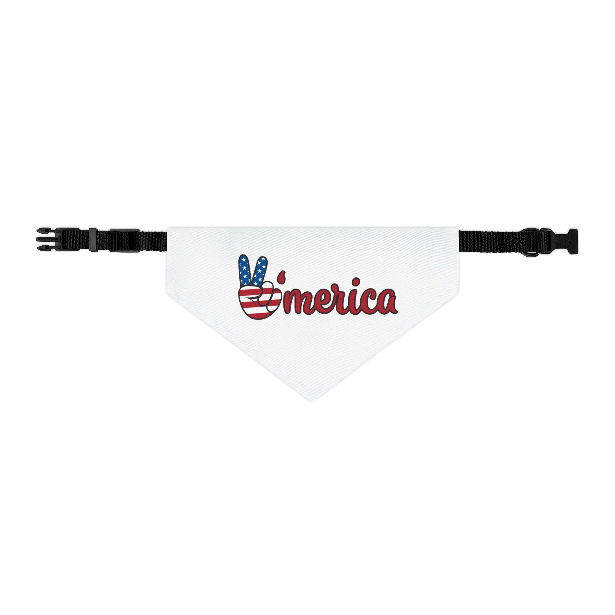 Stars and Stripes Patriotic Dog Bandana - Image 3