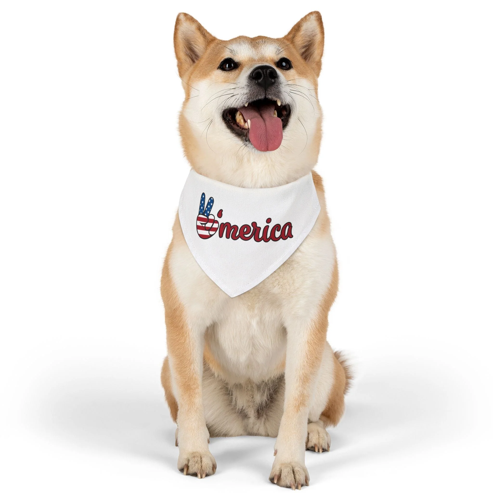 Stars and Stripes Patriotic Dog Bandana - Image 7