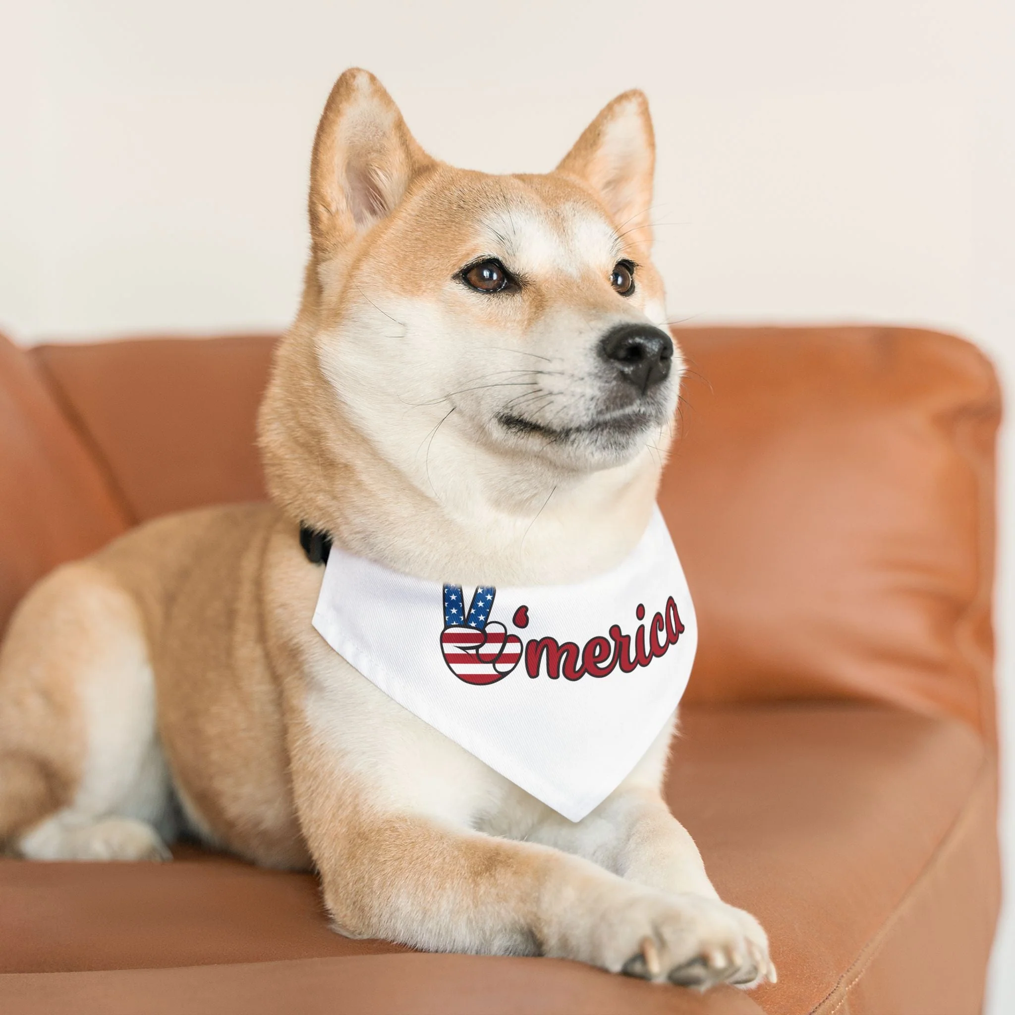 Stars and Stripes Patriotic Dog Bandana - Image 8
