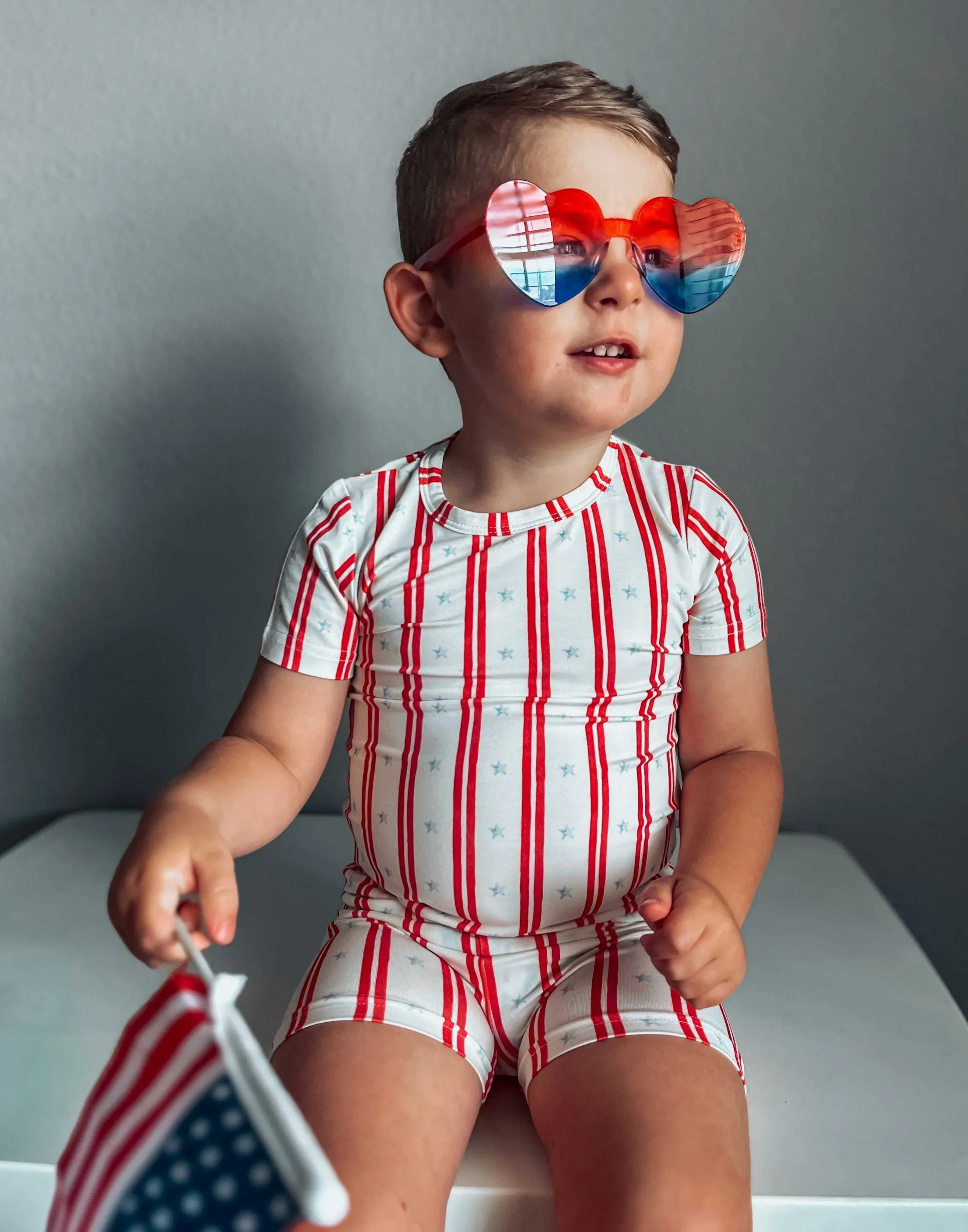 Stars & Stripes 2pc Bamboo Pajamas - Image 18