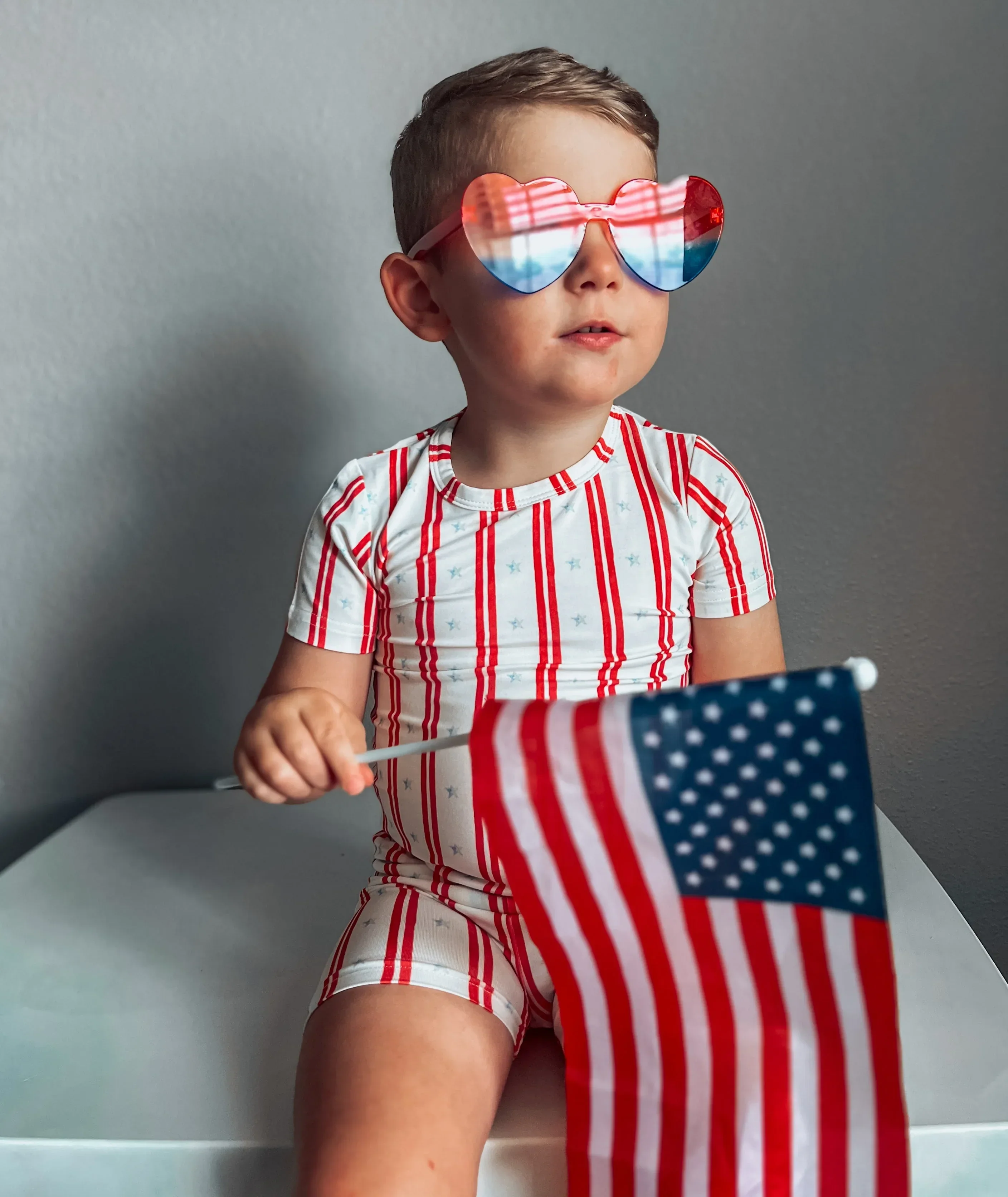 Stars & Stripes 2pc Bamboo Pajamas - Image 20