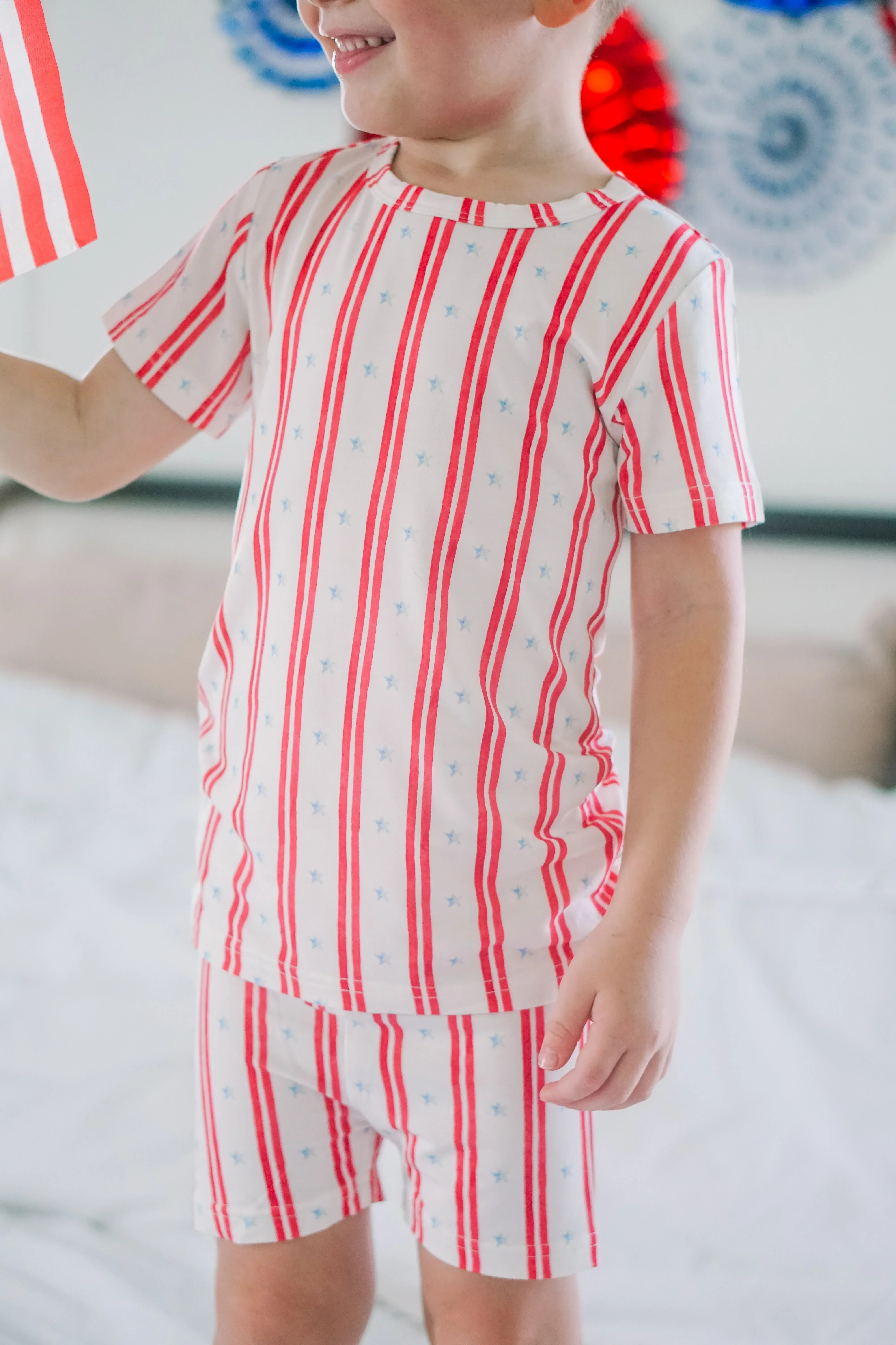 Stars & Stripes 2pc Bamboo Pajamas - Image 22
