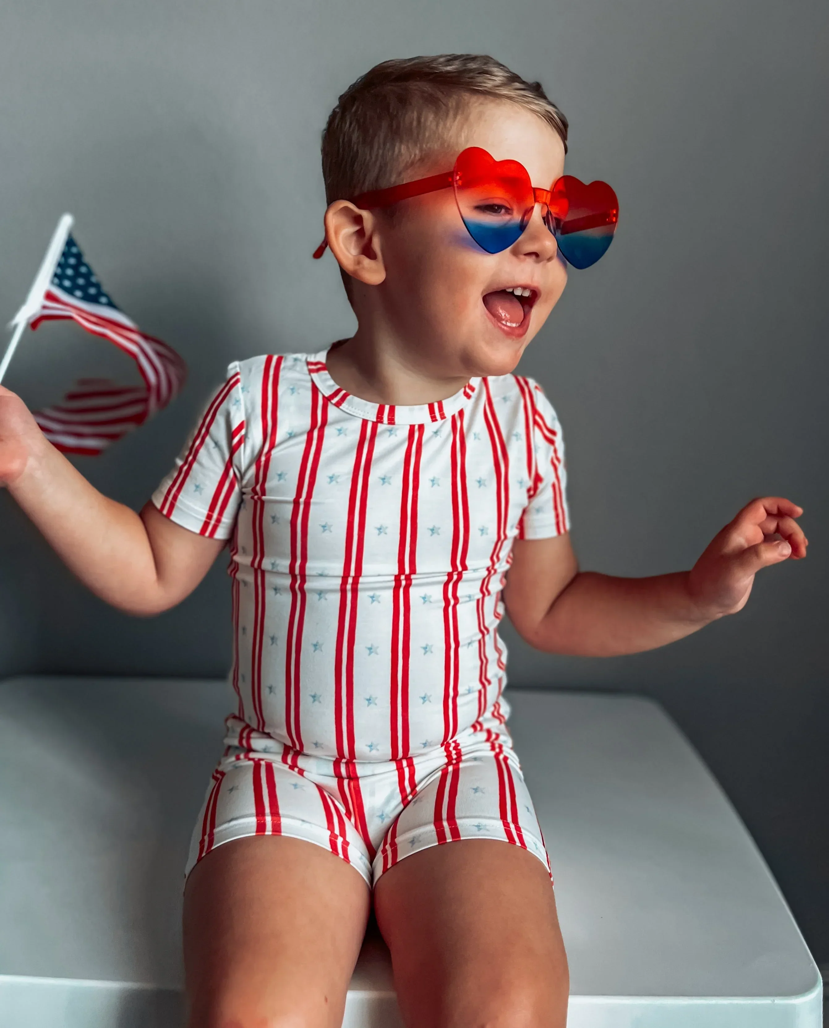 Stars & Stripes 2pc Bamboo Pajamas - Image 9