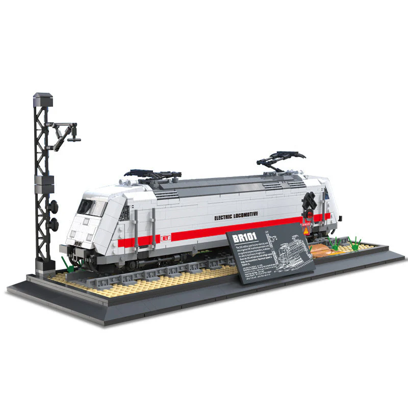 Steam Train Building Block Static Model Puzzle Assembly Toy - Image 5