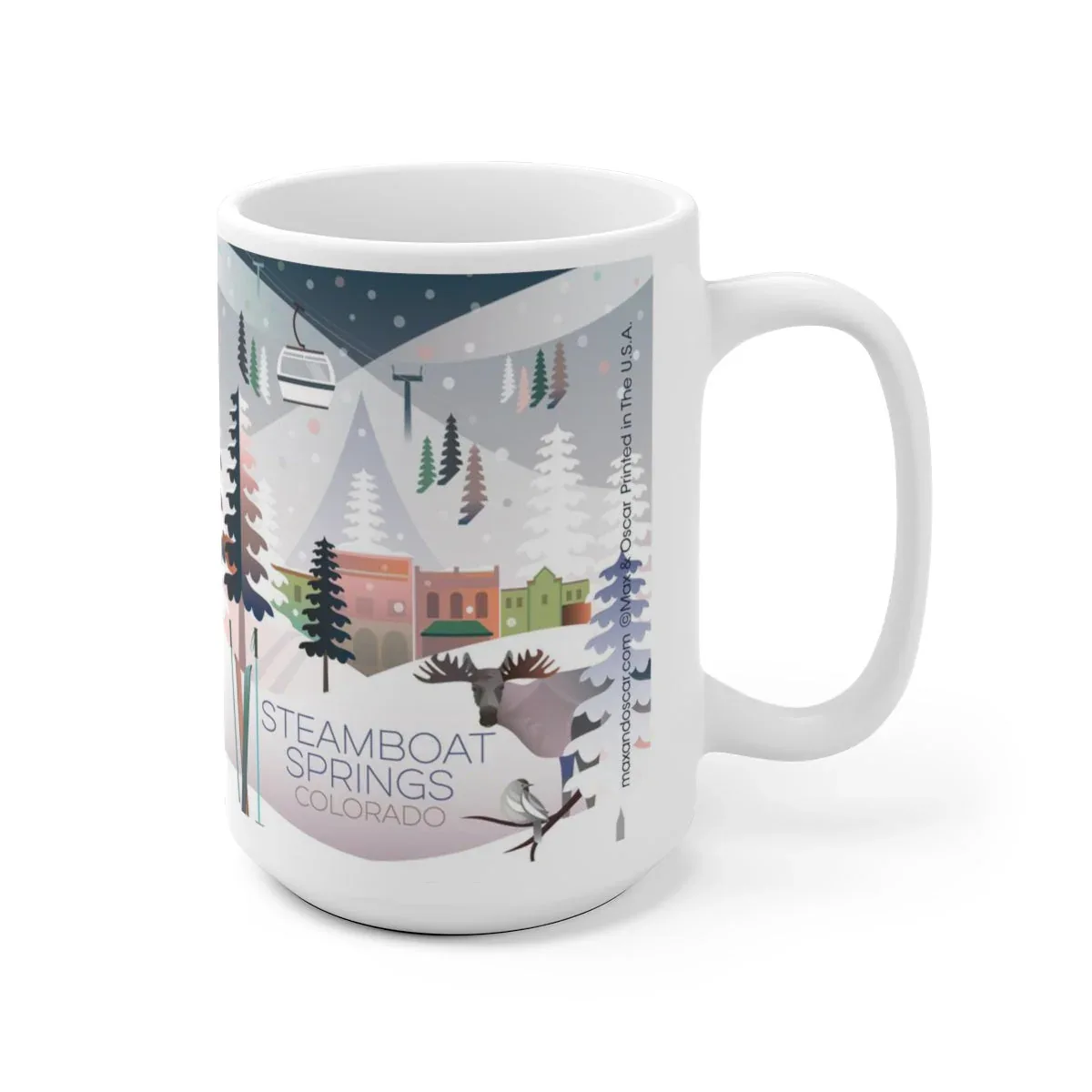 STEAMBOAT SPRINGS WINTER 11 OZ OR 15 OZ CERAMIC MUG - Image 3