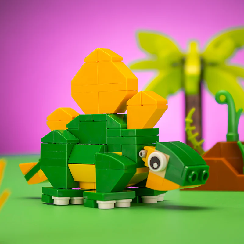 Stegosaurus - Custom Dinosaur Set made using LEGO parts - Image 2