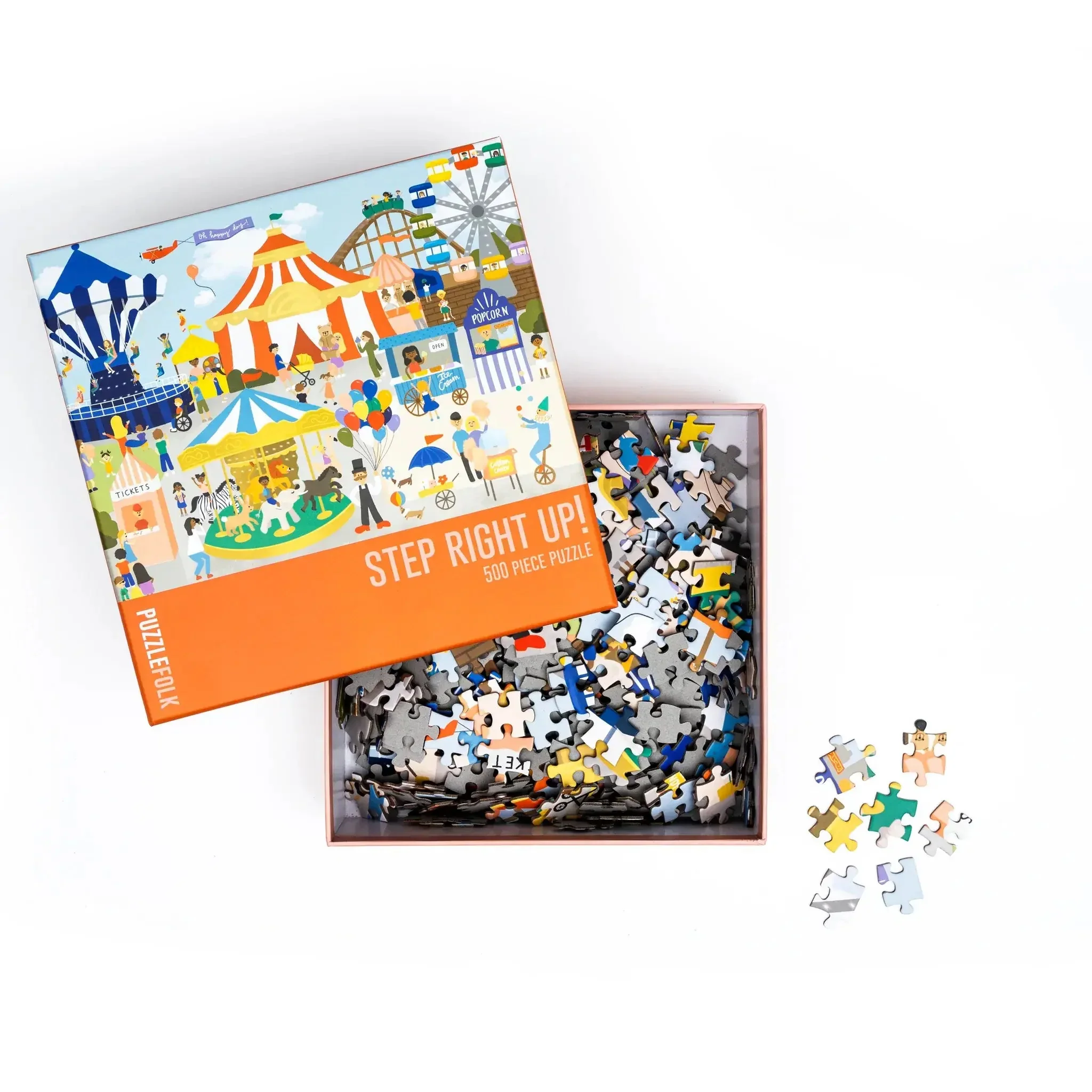 Step Right Up! 500 Piece Circus Puzzle by Puzzlefolk - Image 3
