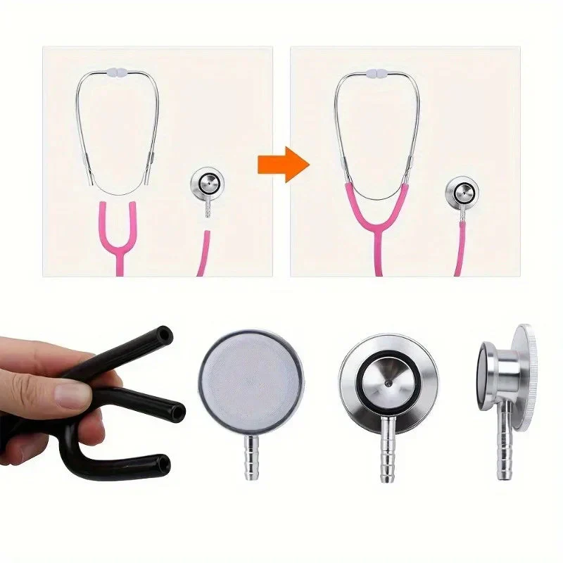 Stethoscope Toy, Simulated Doctor Toy, Nurse Health Medical Single Head Stethoscope, Role-playing Pretend Doctor Toy - Image 5