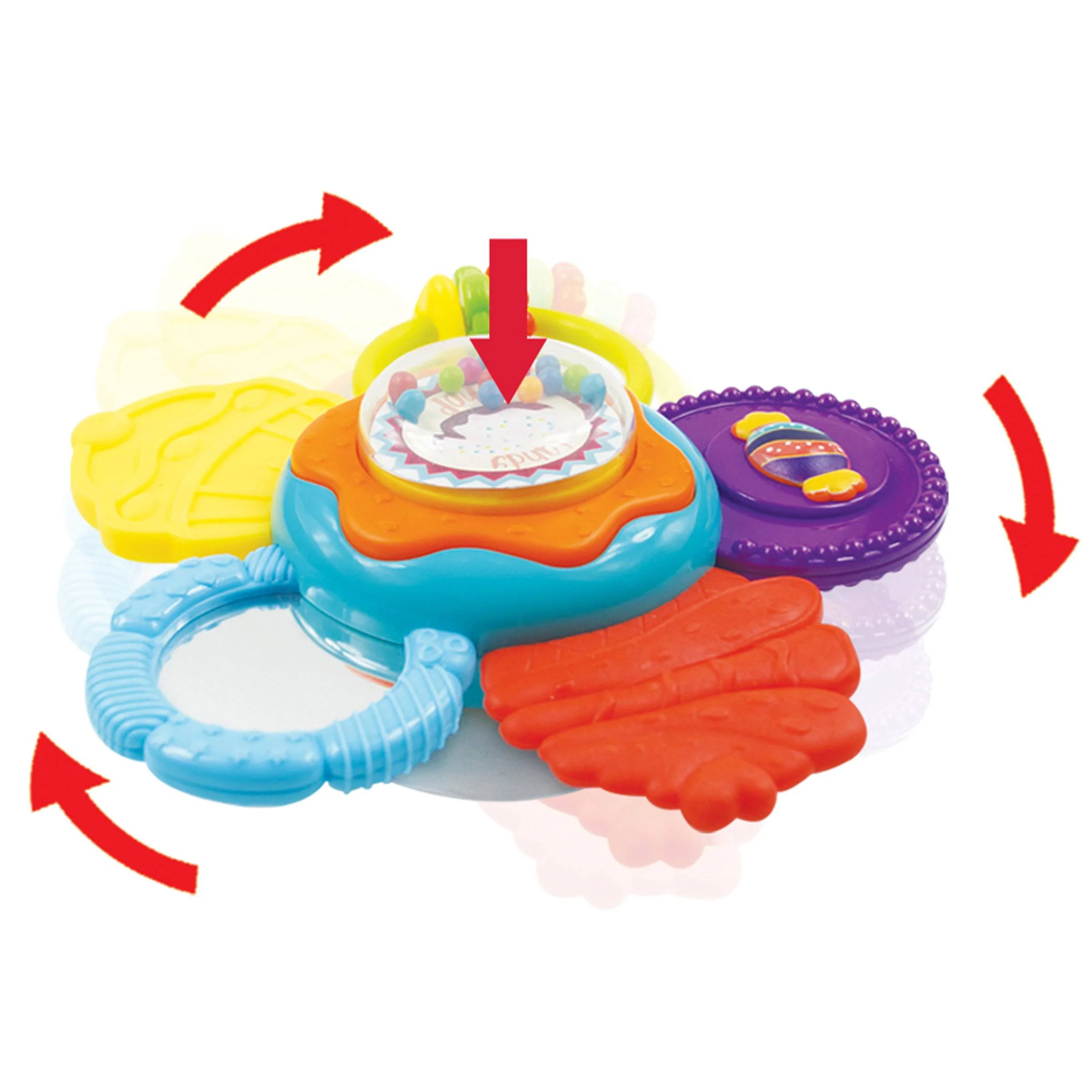 STICK & SPIN FLOWER Highchair Toy - Image 2