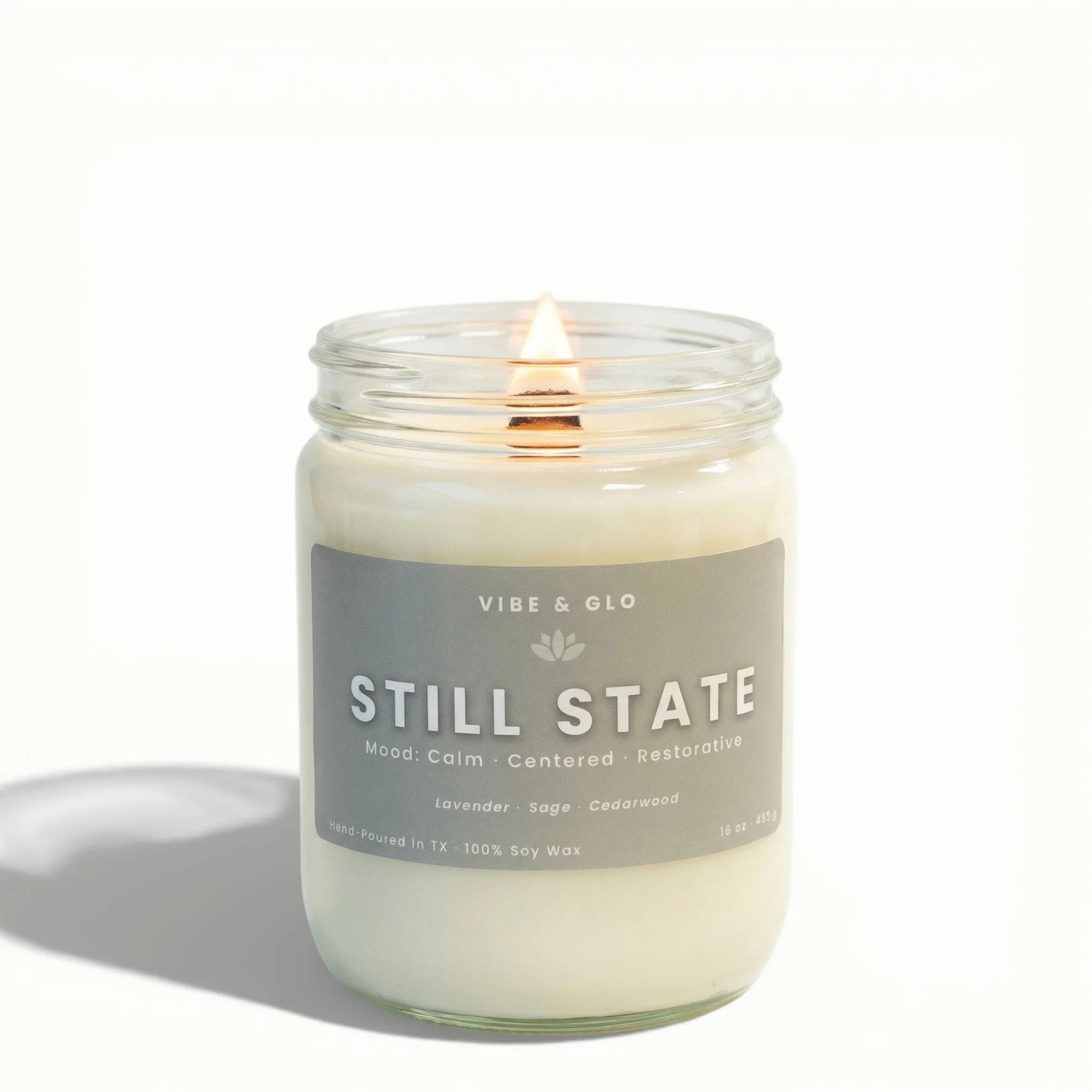 Still State – Lavender & Sage Soy Candle - Image 10