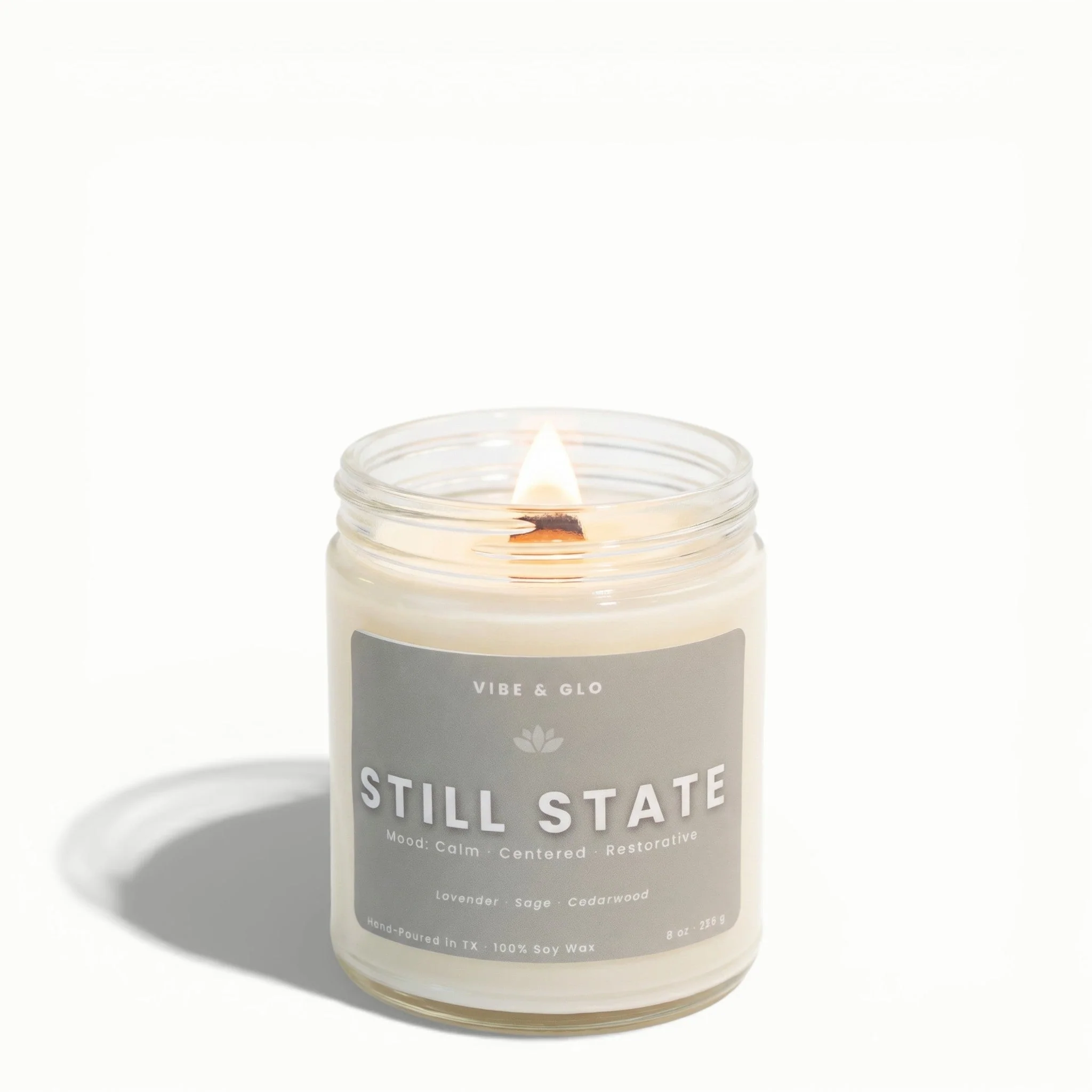 Still State – Lavender & Sage Soy Candle - Image 9