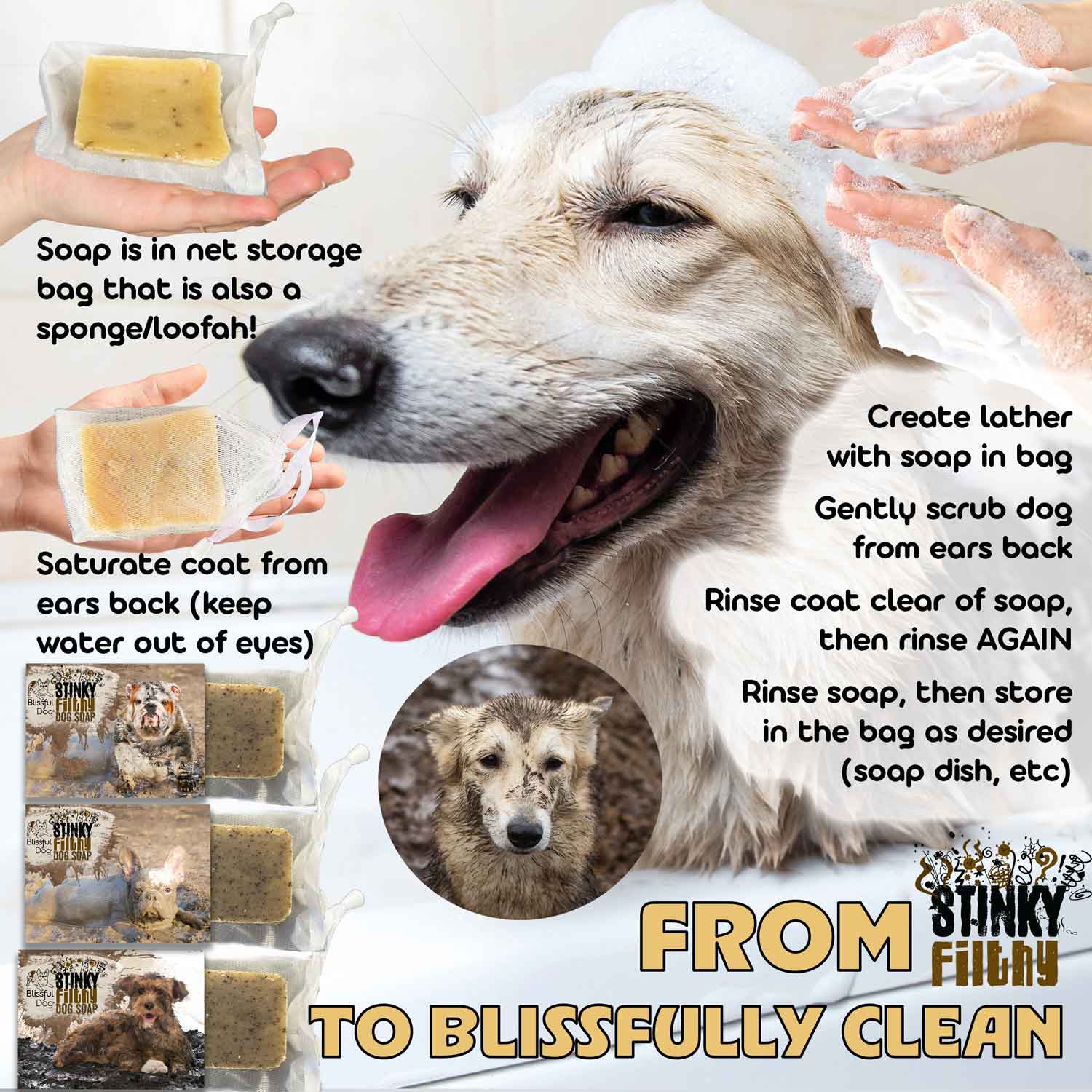 Stinky Filthy Dog Shampoo & Soap - Image 4