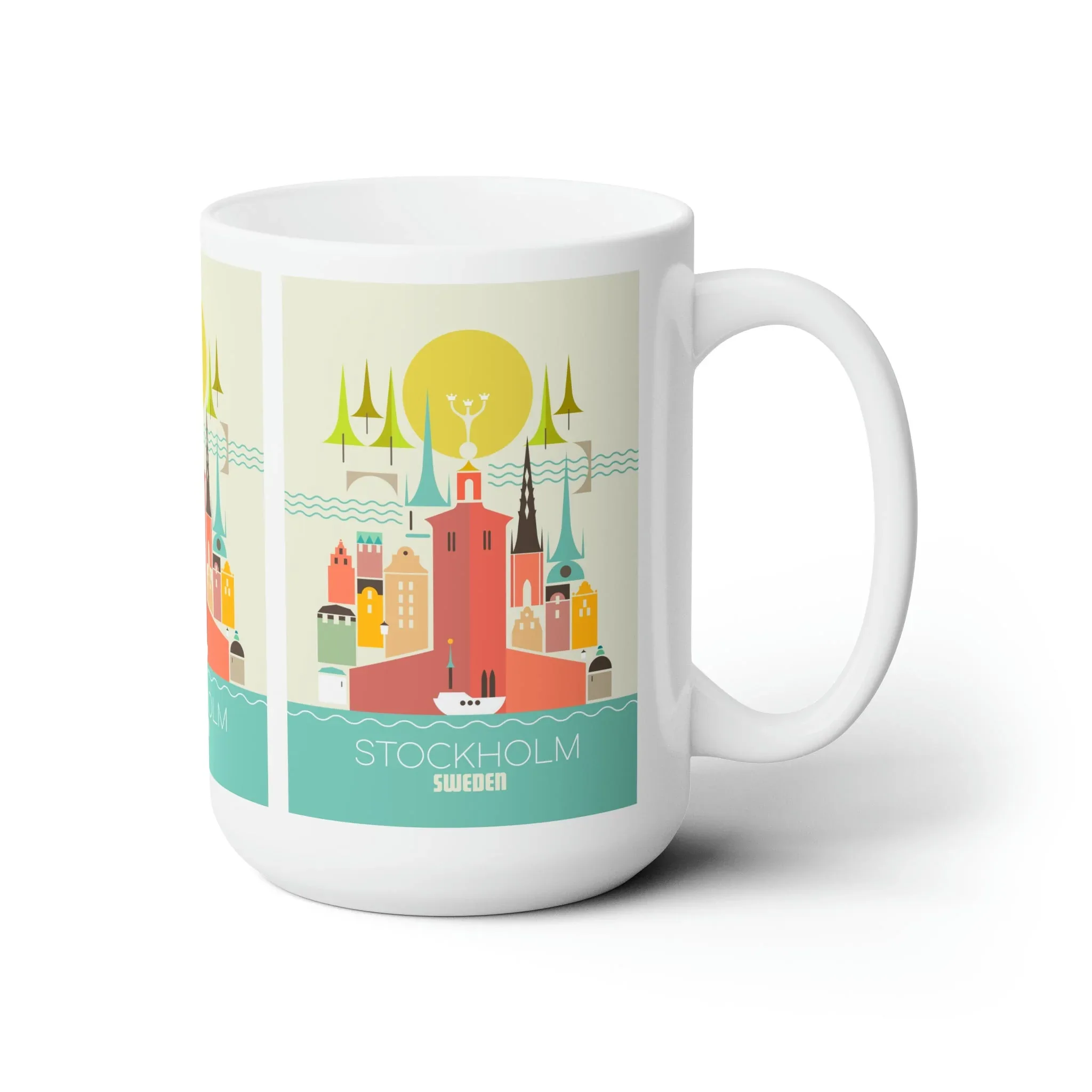 Stockholm Ceramic Mug 11oz or 15oz - Image 3