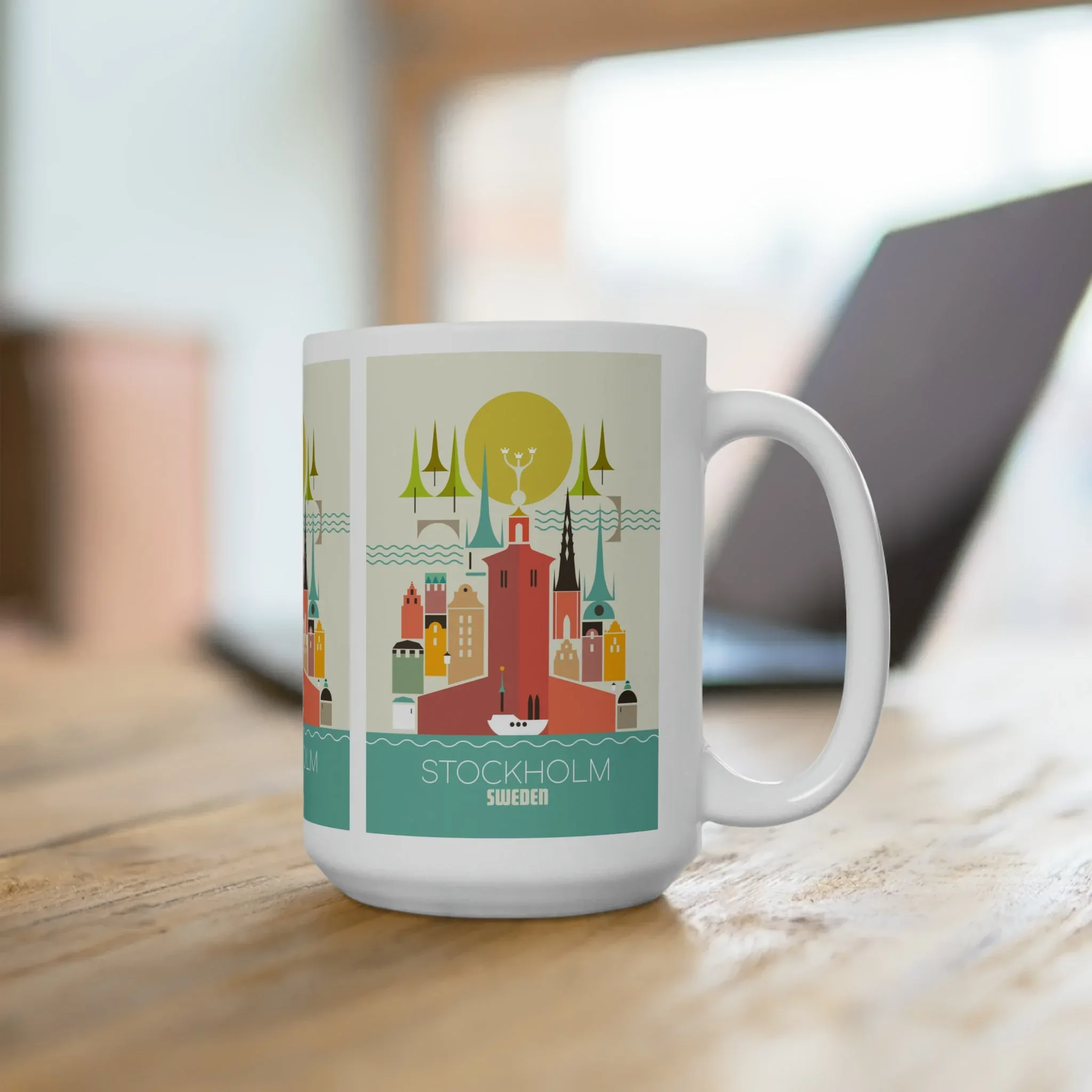 Stockholm Ceramic Mug 11oz or 15oz - Image 4