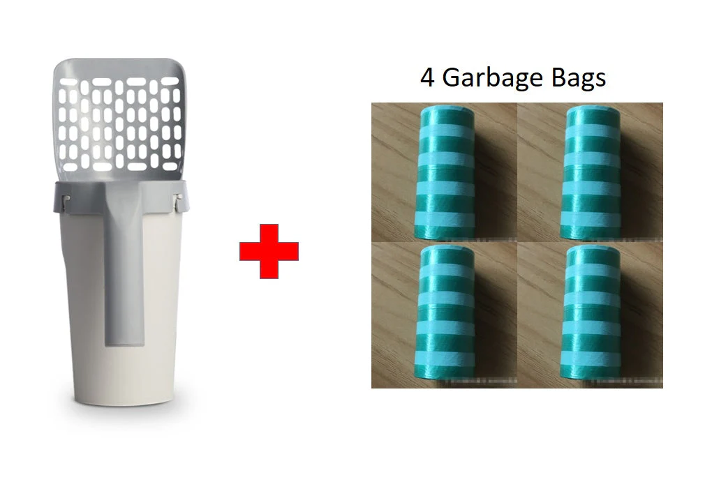 Storage Box Integrated Cat Litter Shovel - Image 10