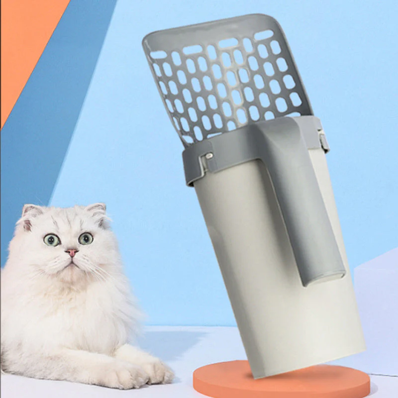 Storage Box Integrated Cat Litter Shovel - Image 2