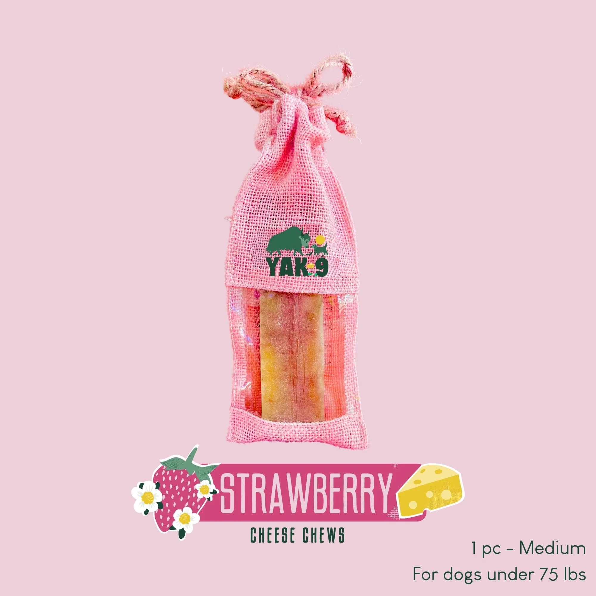 Strawberry Cheese Chews for Dogs - Image 11