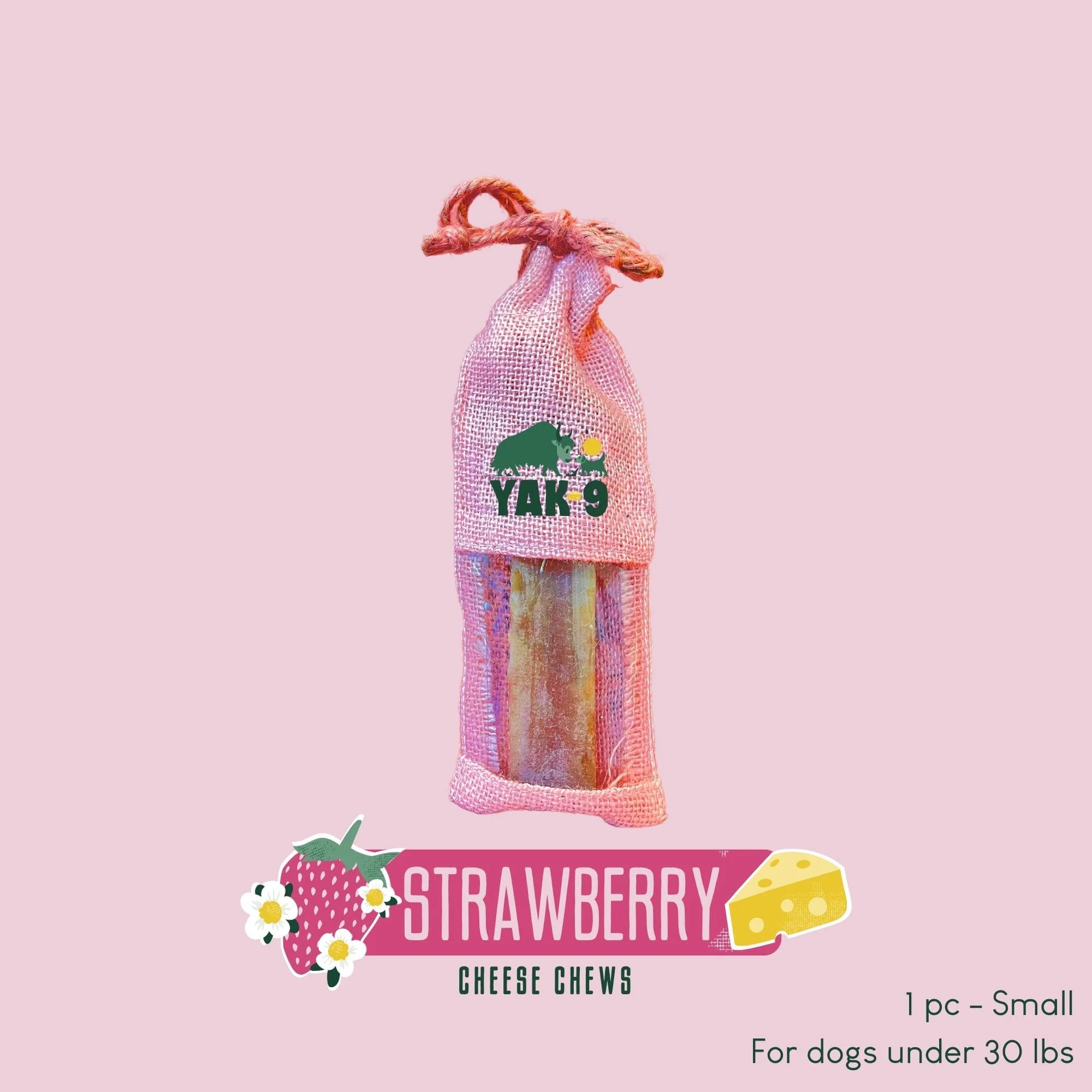 Strawberry Cheese Chews for Dogs - Image 12