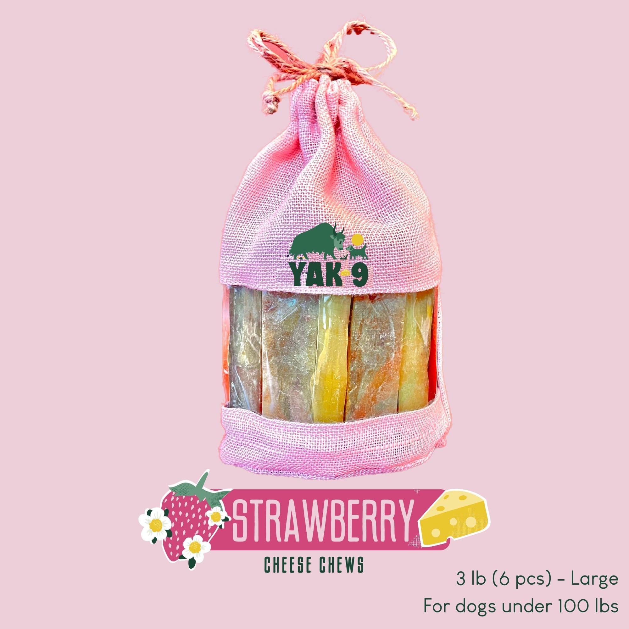 Strawberry Cheese Chews for Dogs - Image 17