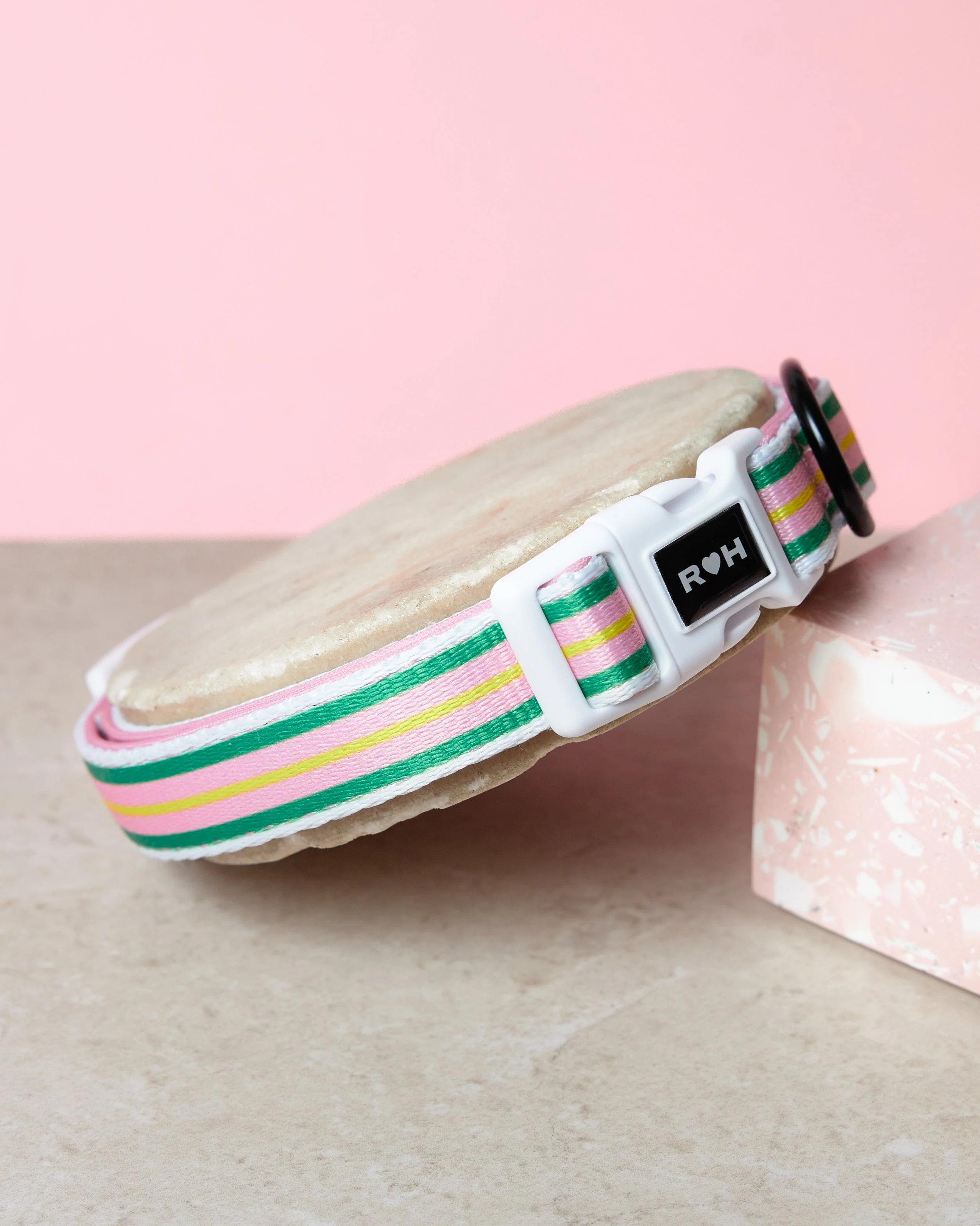 Strawberry Striped Collar & Bowtie - Image 4