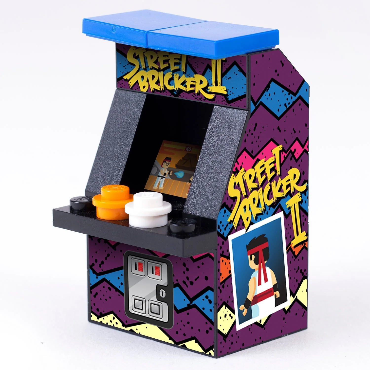 Street Bricker II - B3 Customs Arcade Machine made using LEGO parts - Image 2