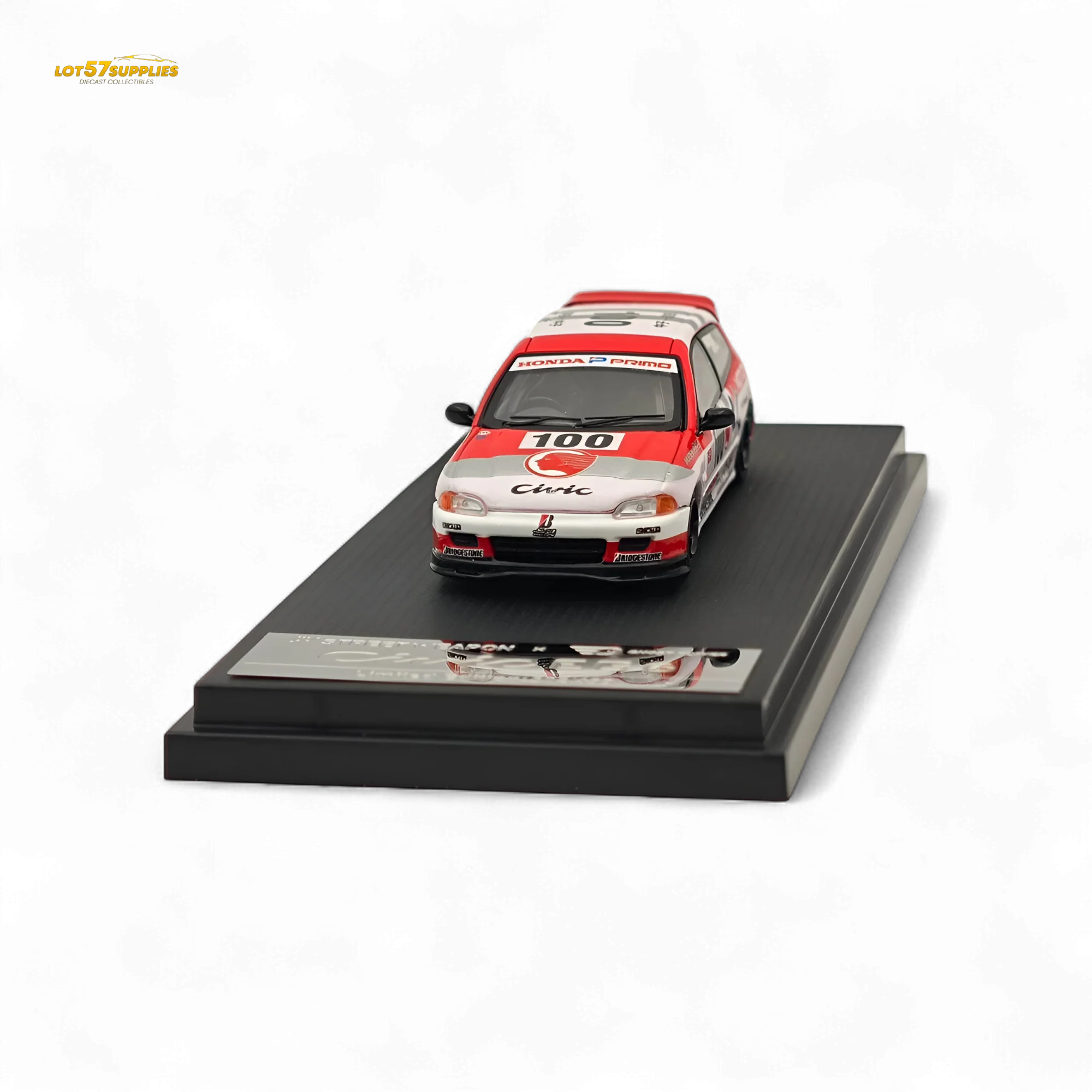 Street Weapon Honda Civic EG6 Idemitsu Street Edition 1:64 - Image 2