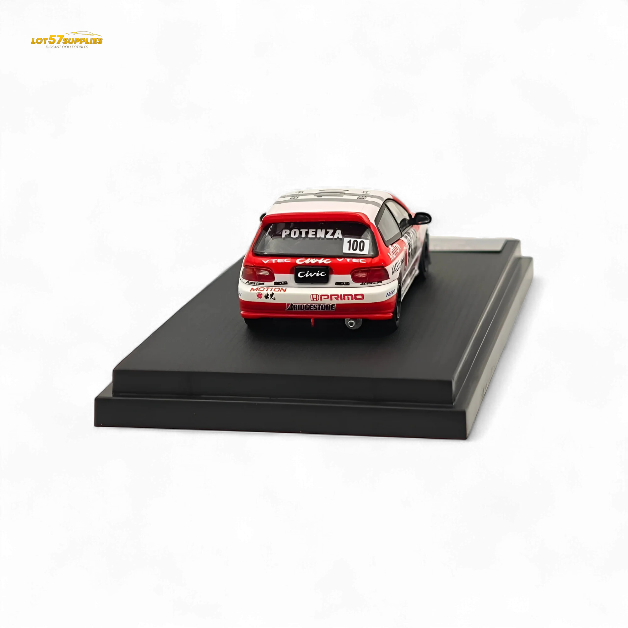 Street Weapon Honda Civic EG6 Idemitsu Street Edition 1:64 - Image 3
