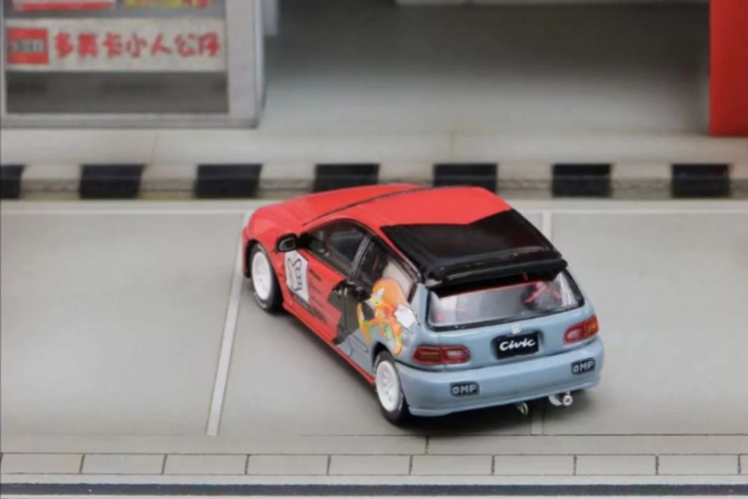 Street Weapon Honda Civic EG6 Sonic livery 1:64 - Image 2