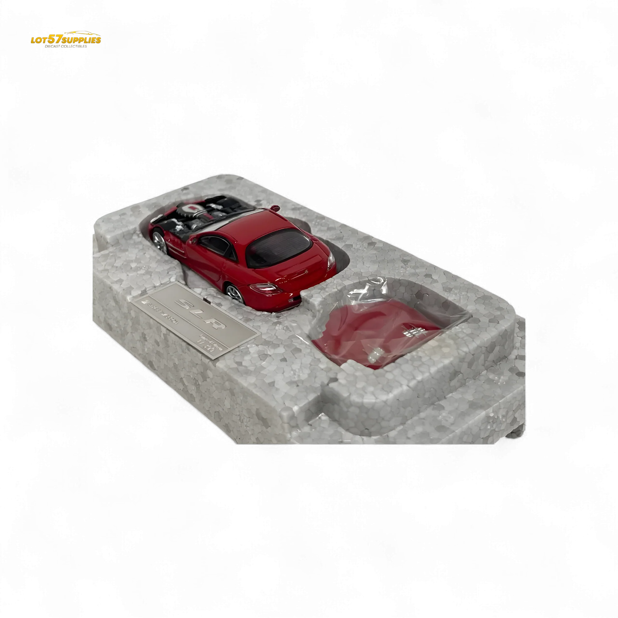Street Weapon Mercedes-Benz McLaren SLR Red 1:64 - Image 3
