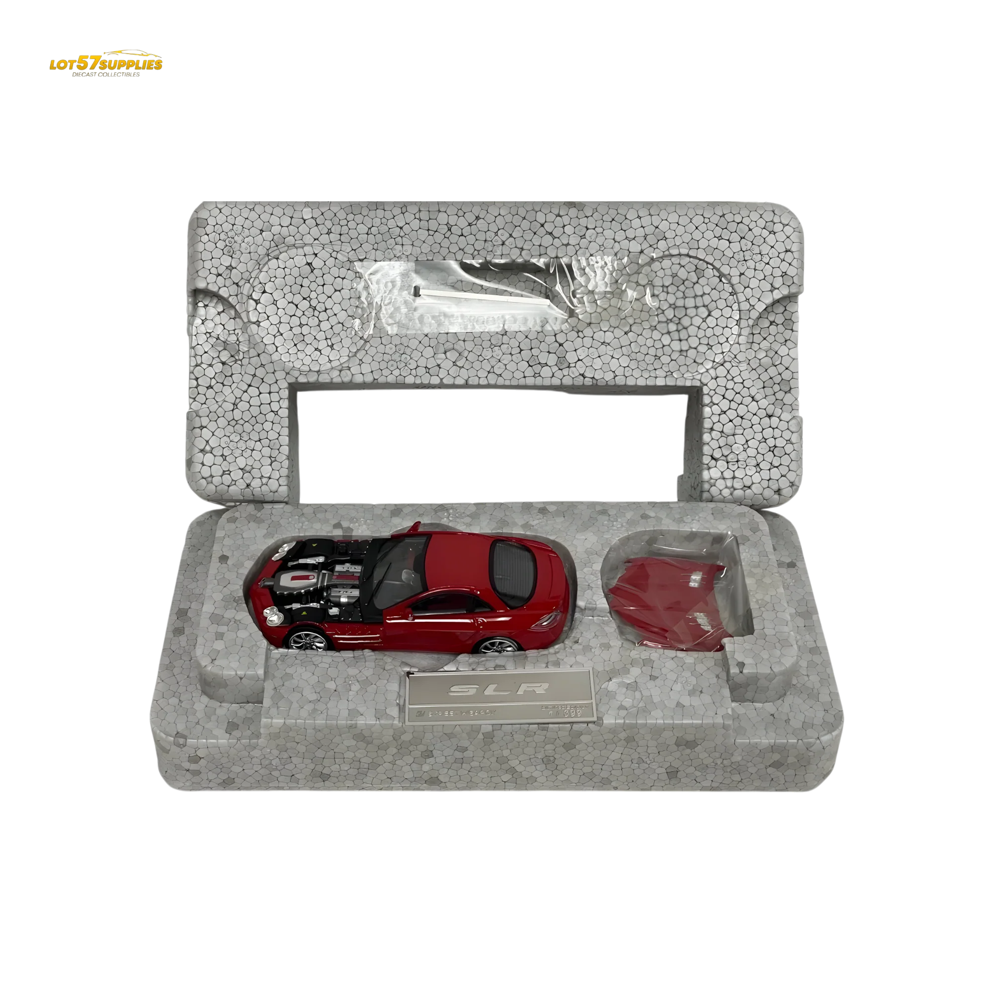 Street Weapon Mercedes-Benz McLaren SLR Red 1:64 - Image 5