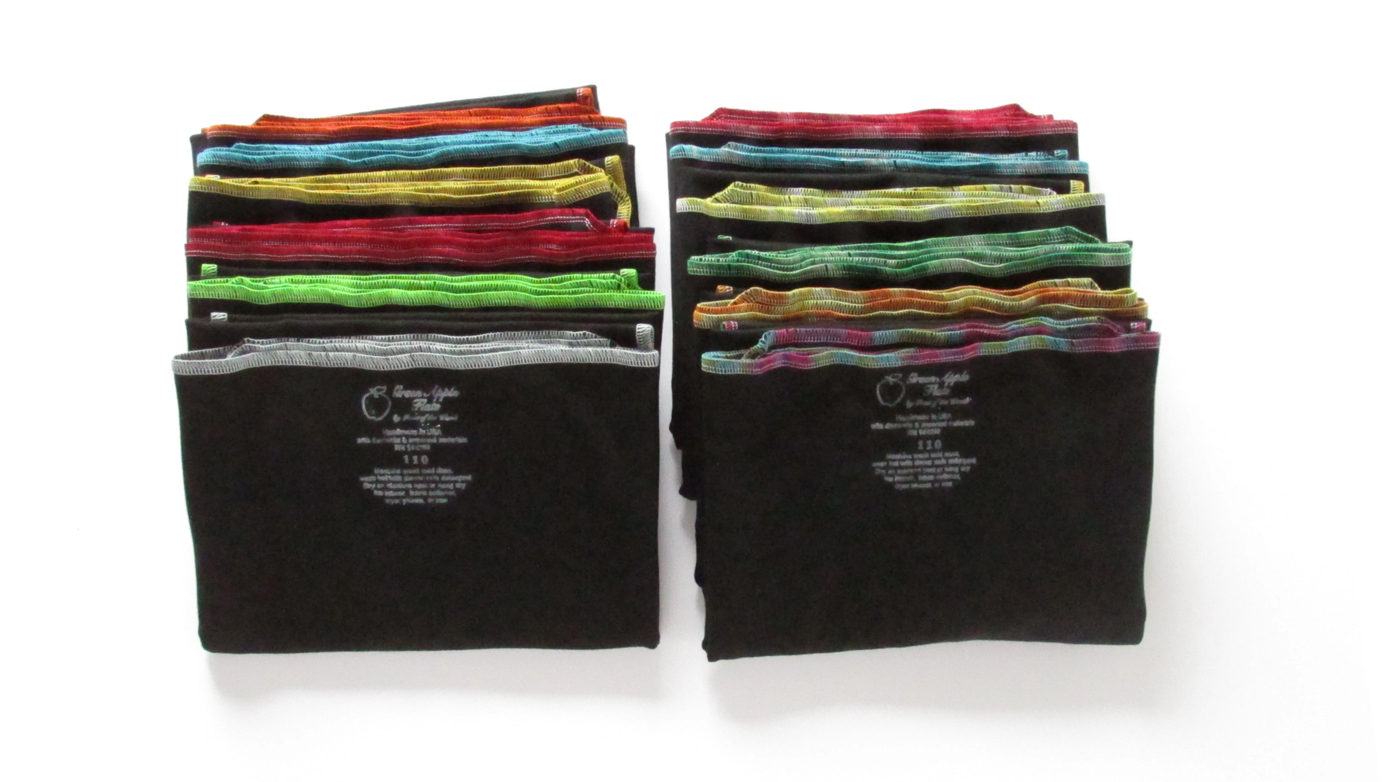 Stretchy flat cloth diapers in Black - Image 7