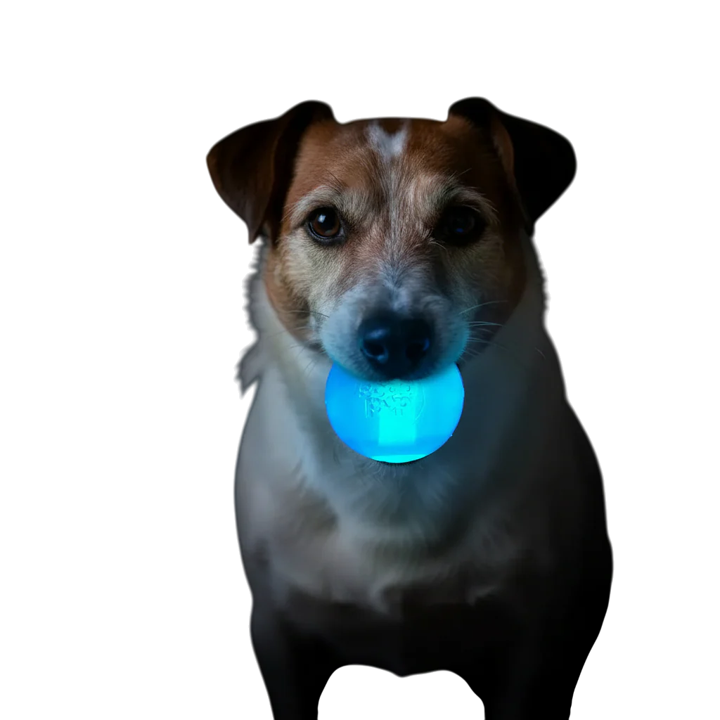Strobe Ball Light-Up Dog Toy - Durable Floating Chew Ball | Made in USA - Image 3